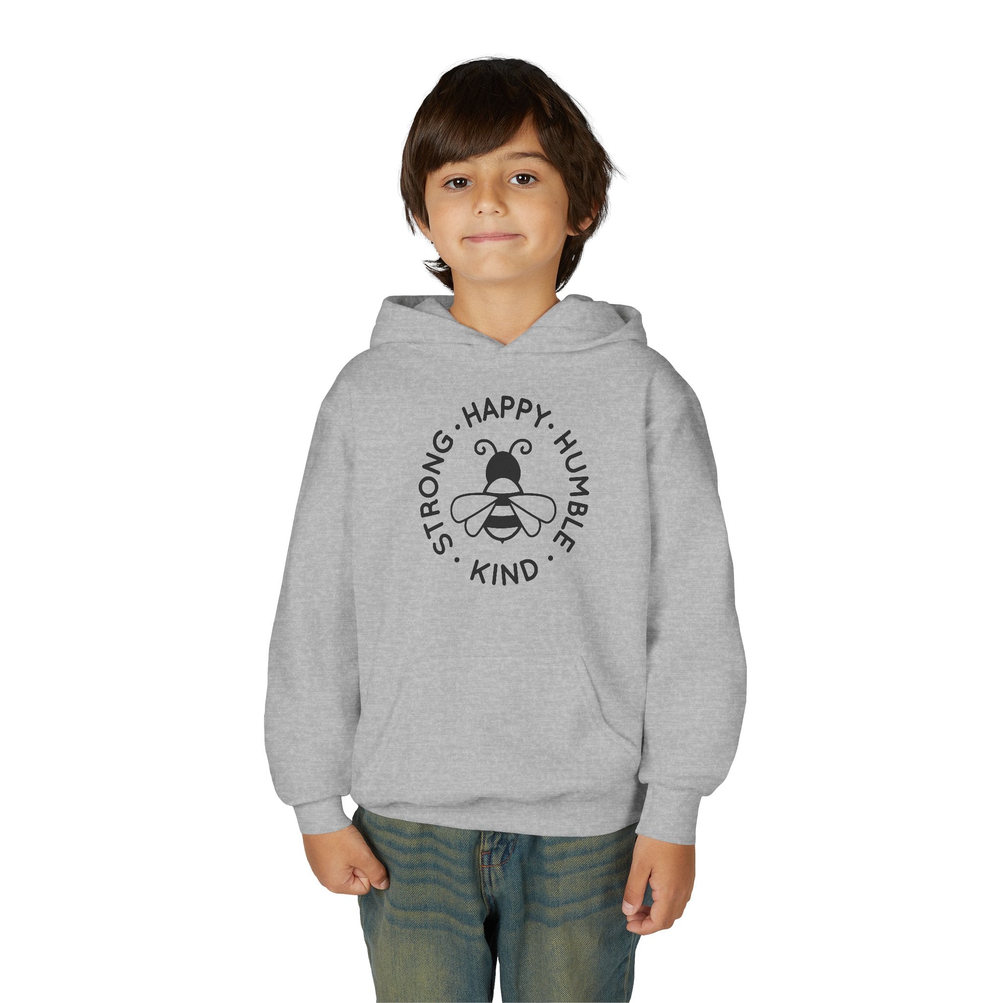 Unisex Kid's "Strong Happy Humble Kind" Hoodie