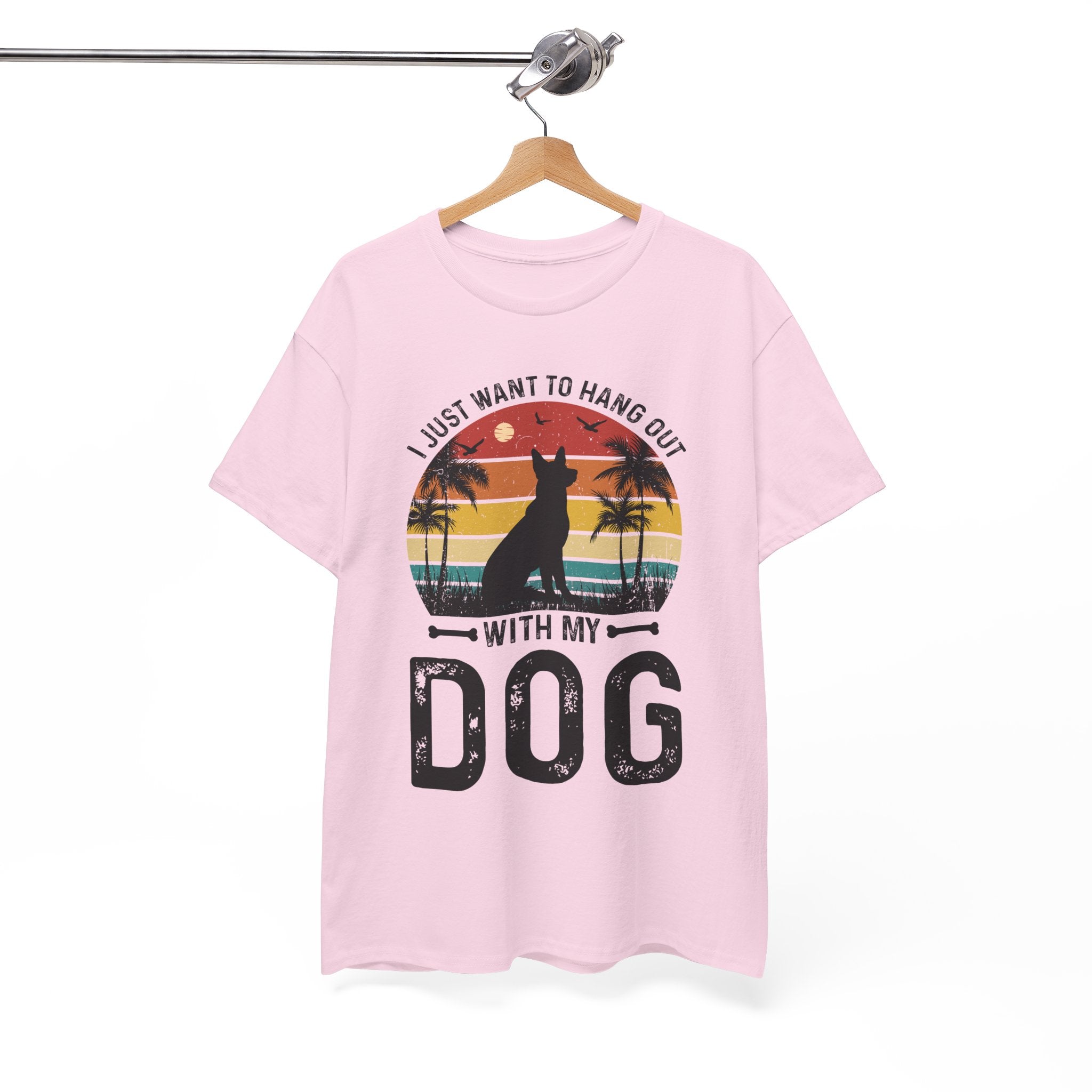 Retro Dog T-Shirt - Beach Hangout Design | Gallory Hive