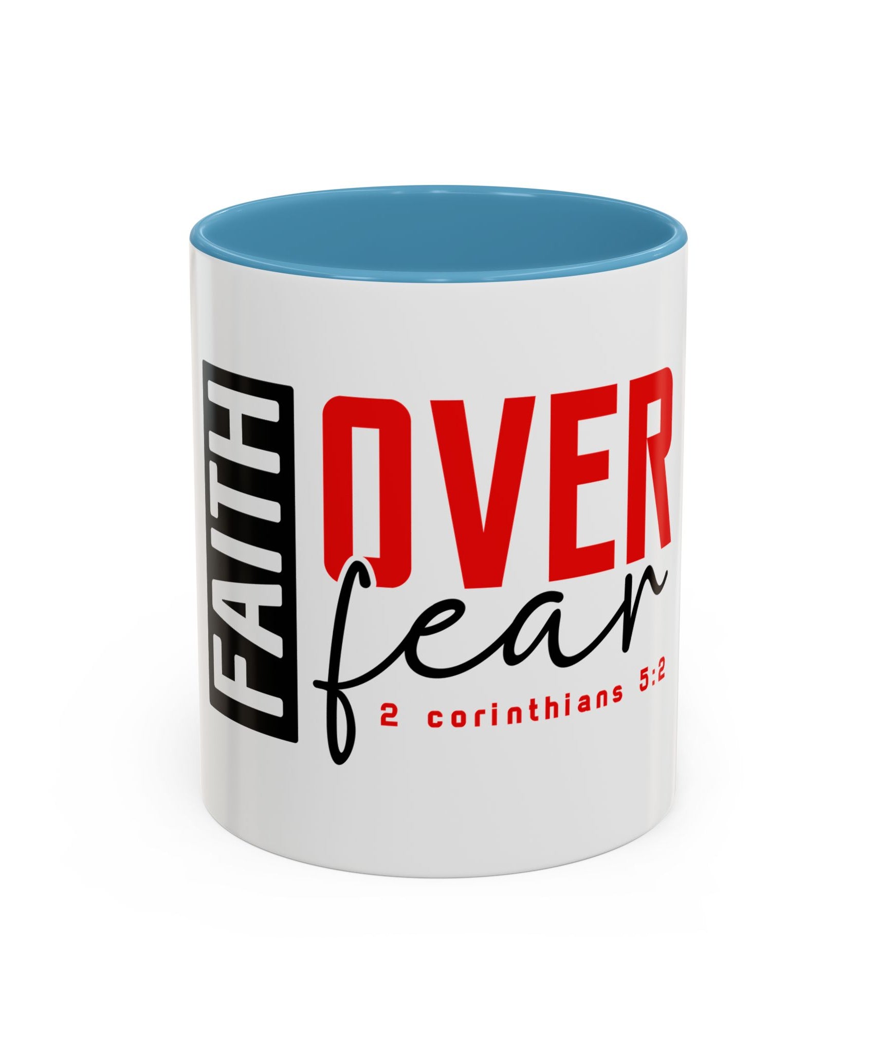Faith Scripture Accent Coffee Mug | Gallory Hive