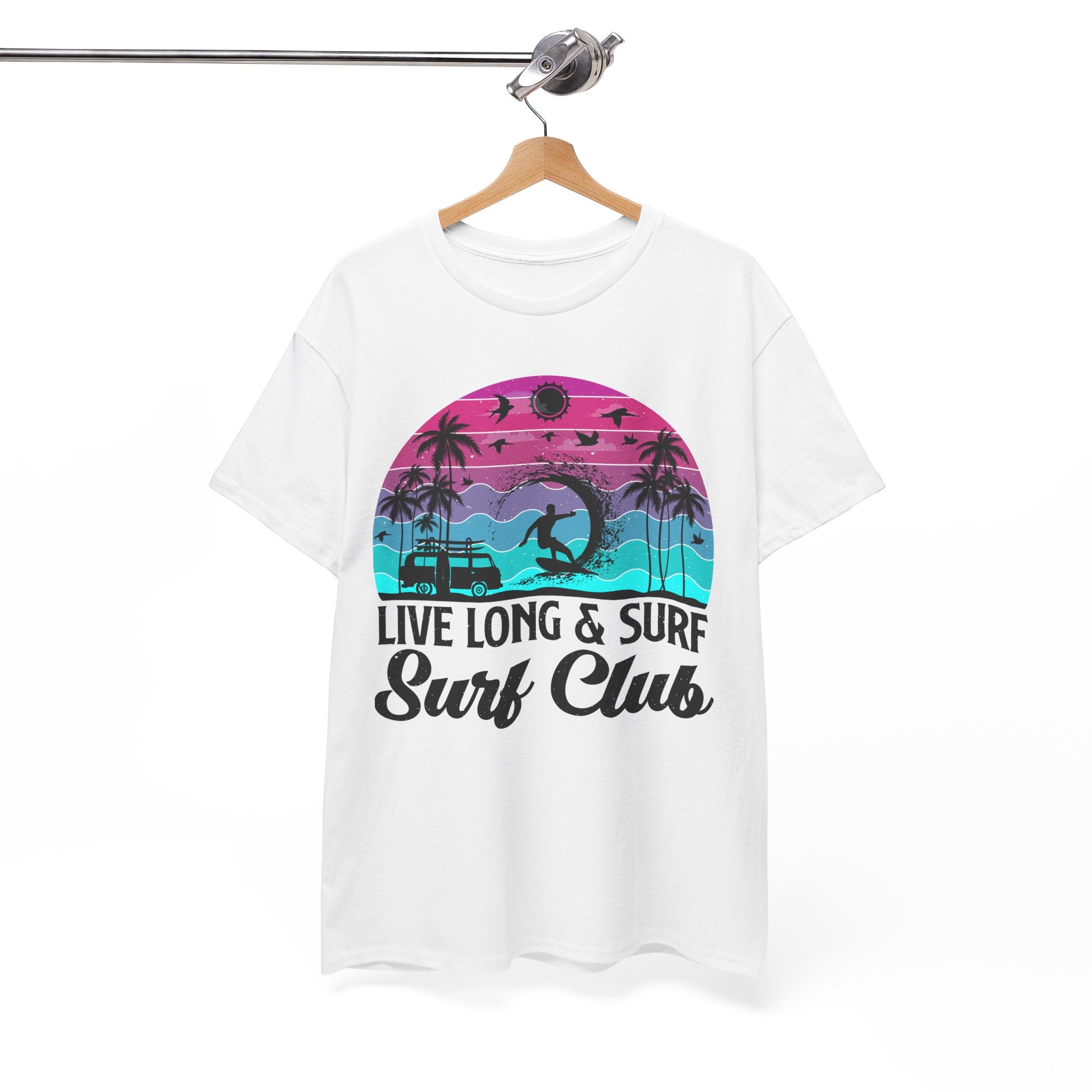 Surf Club Beach Sunset T-Shirt | Gallory Hive