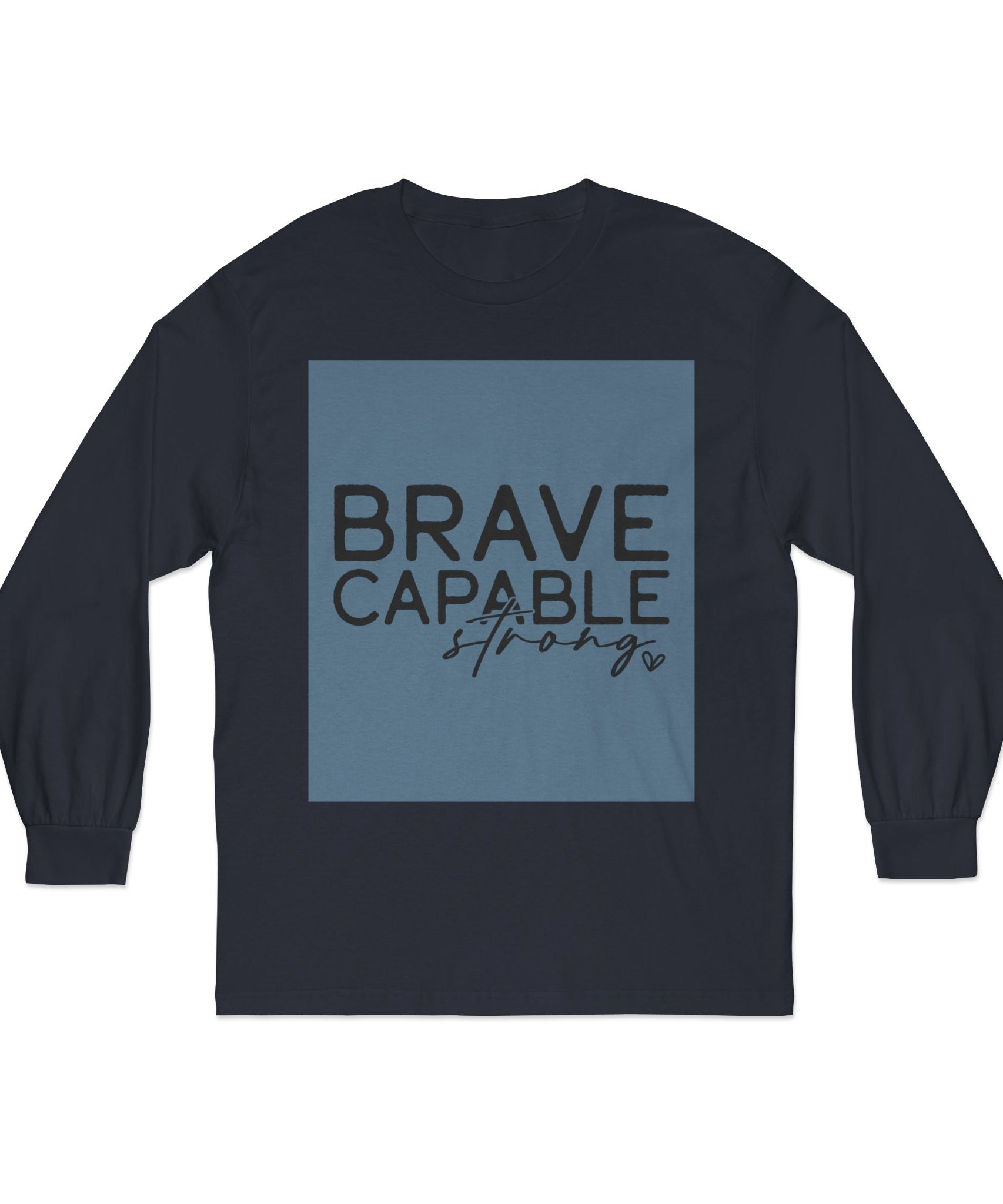 Unisex Motivational Shirt – Brave & Capable Tee | Gallory Hive