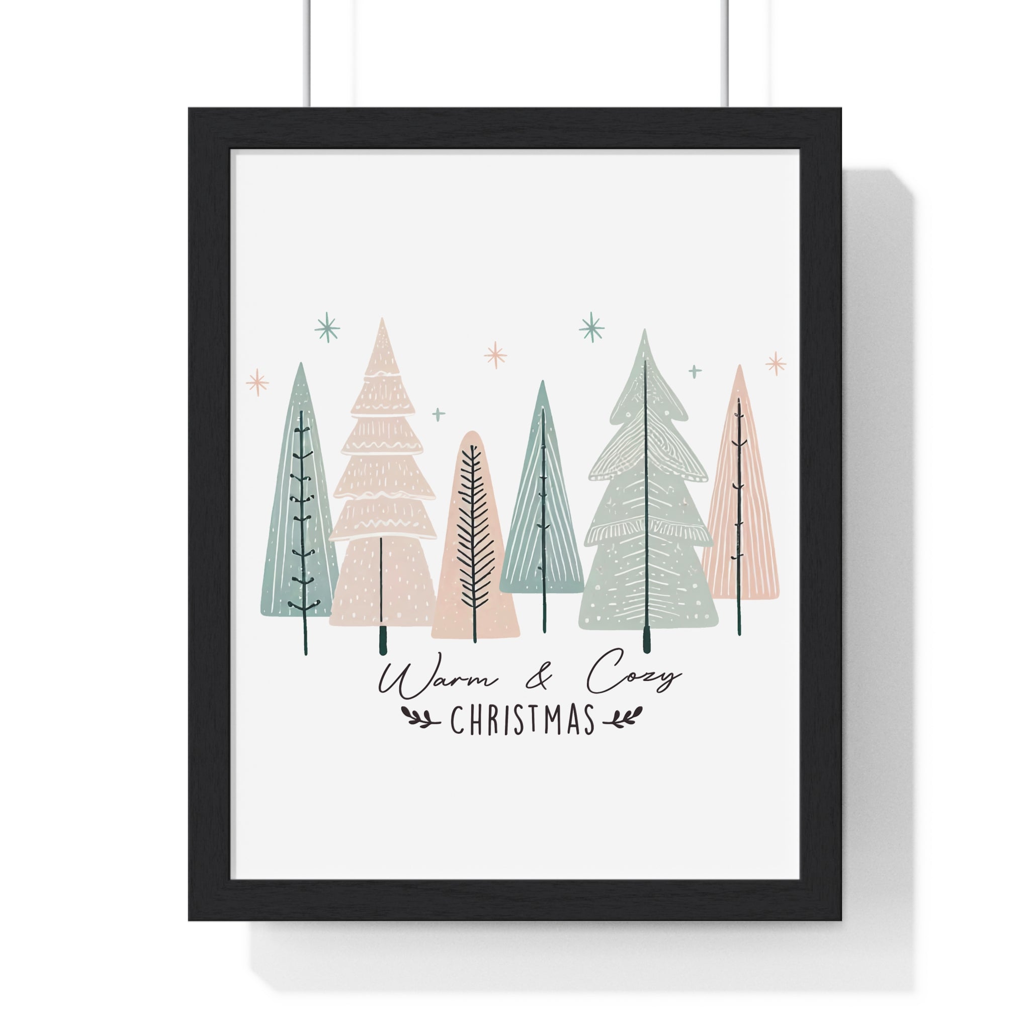 Warm & Cozy Christmas Framed Wall Decor
