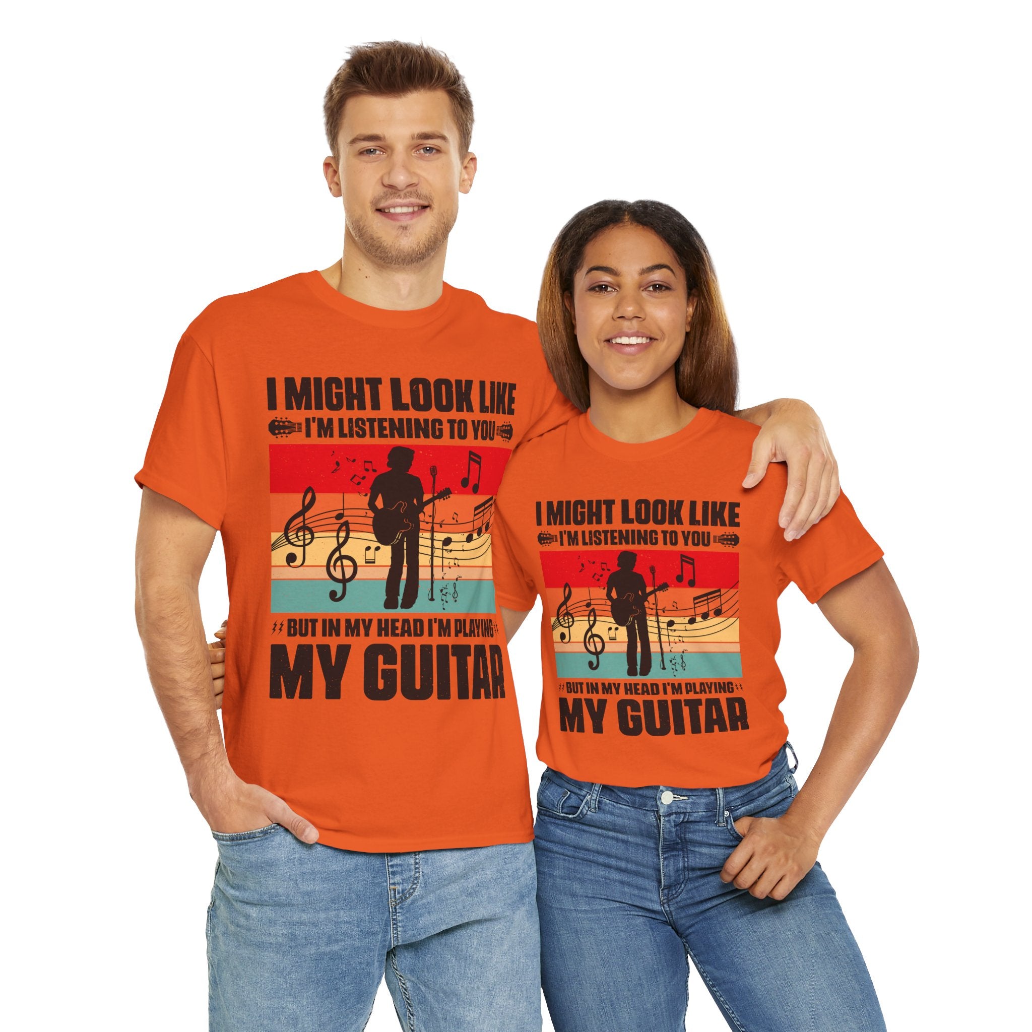 Retro Guitar Playing Mind T-Shirt