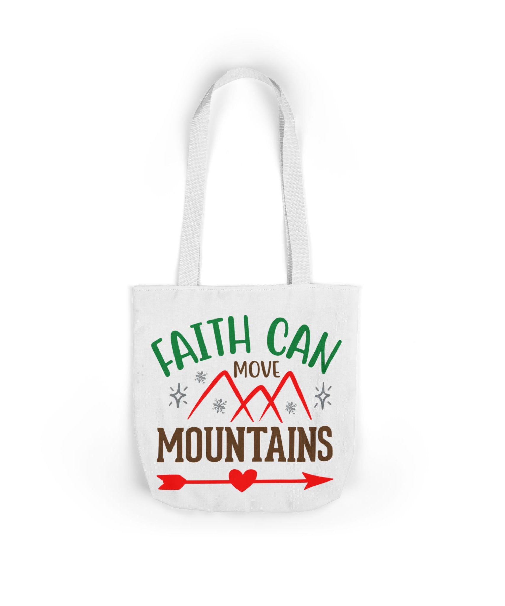 Inspirational Quote Canvas Polyester Tote