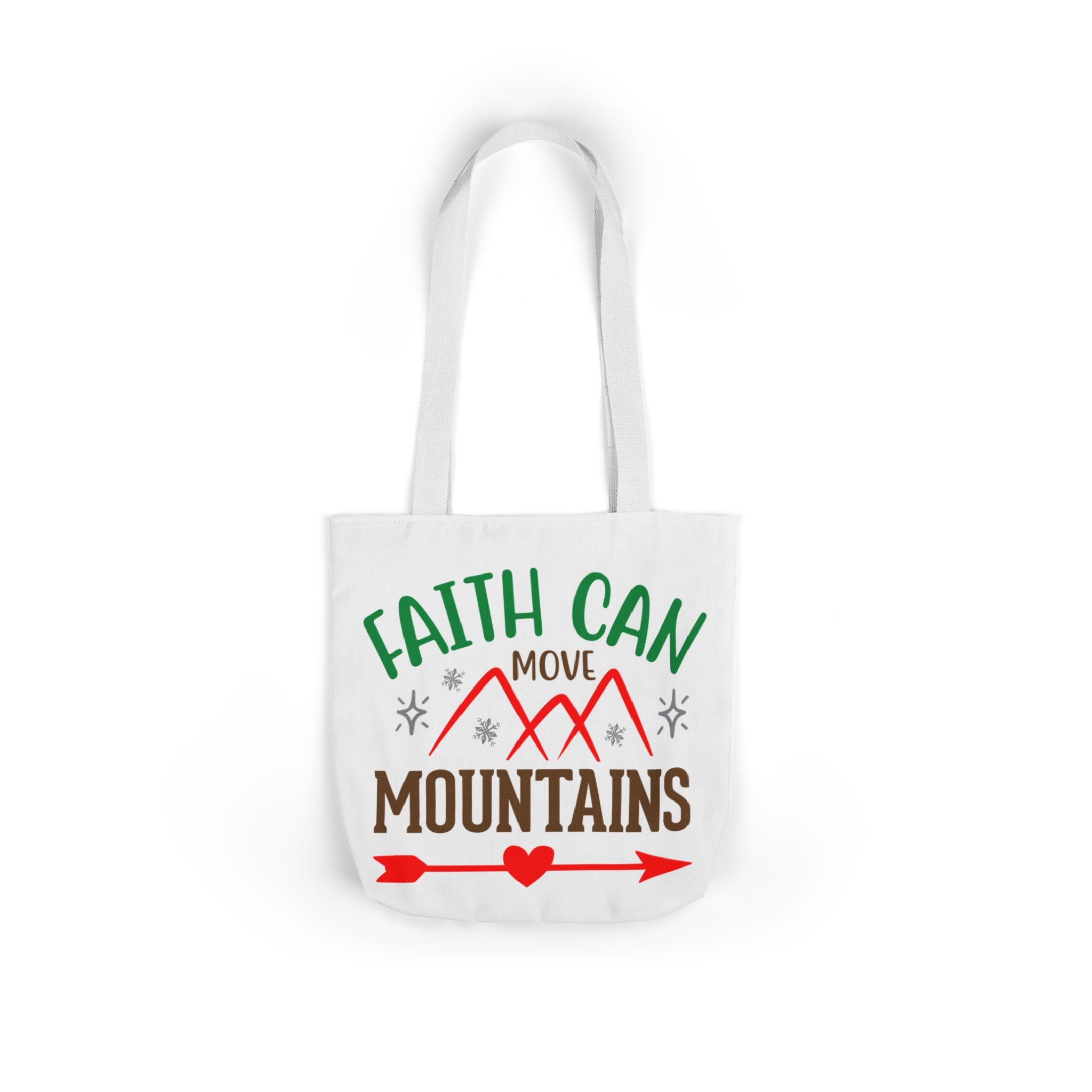 Inspirational Quote Canvas Polyester Tote