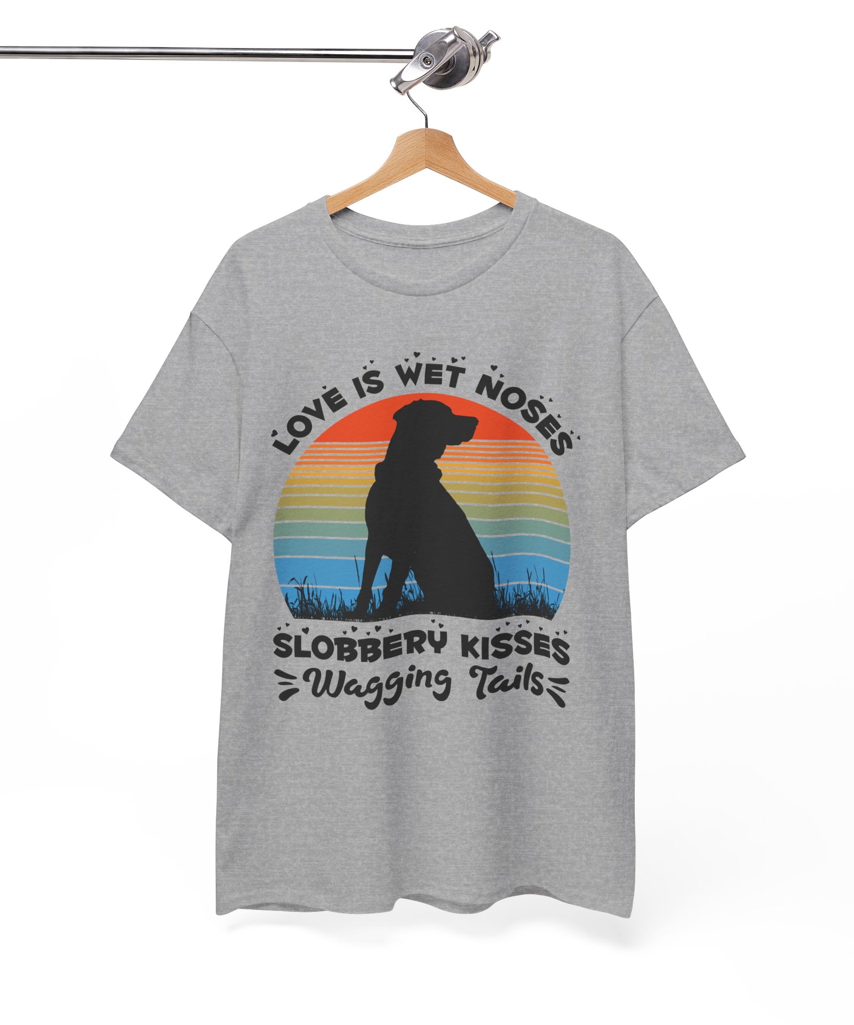 Funny Dog Lover Graphic Tee - Wet Noses