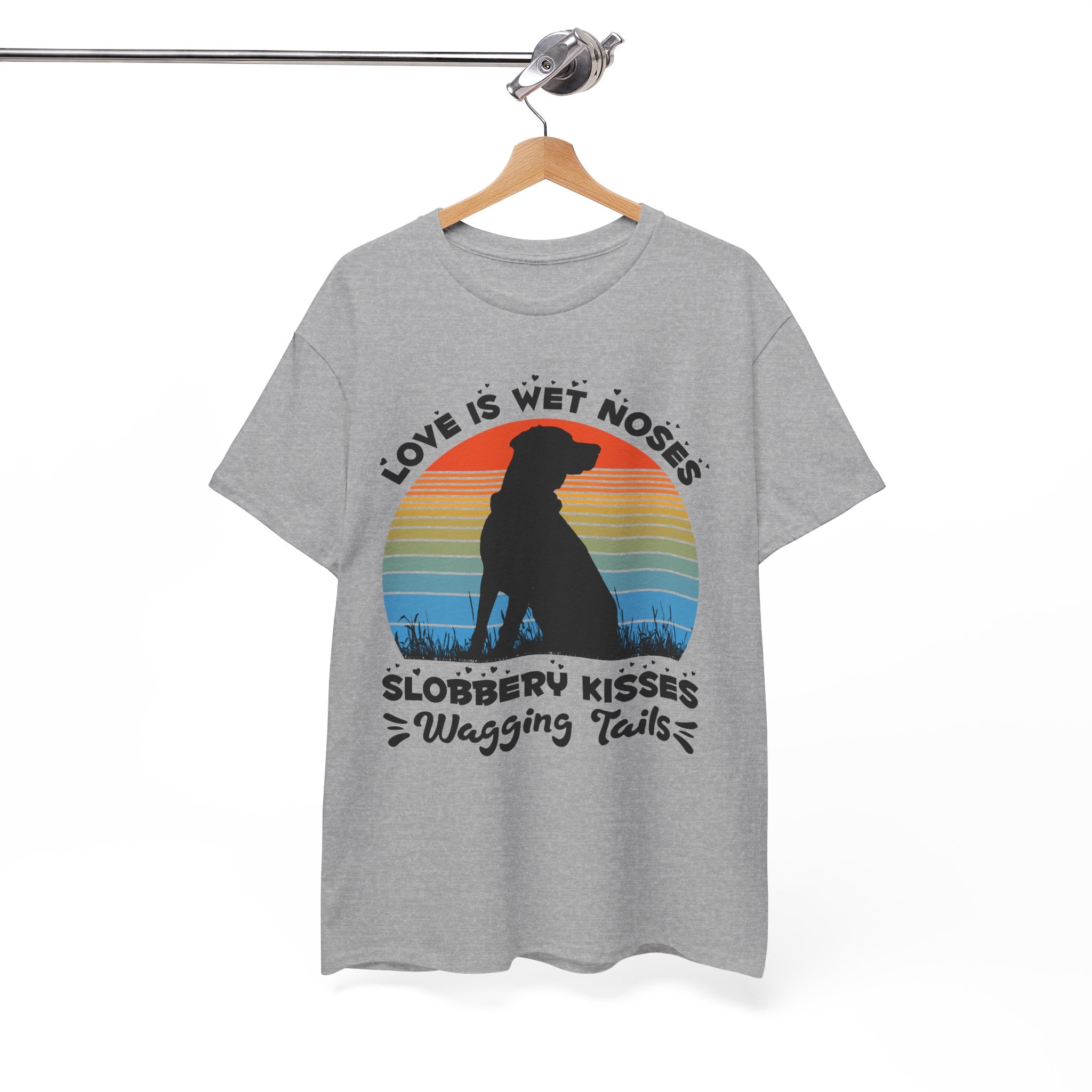 Funny Dog Lover Graphic Tee - Wet Noses