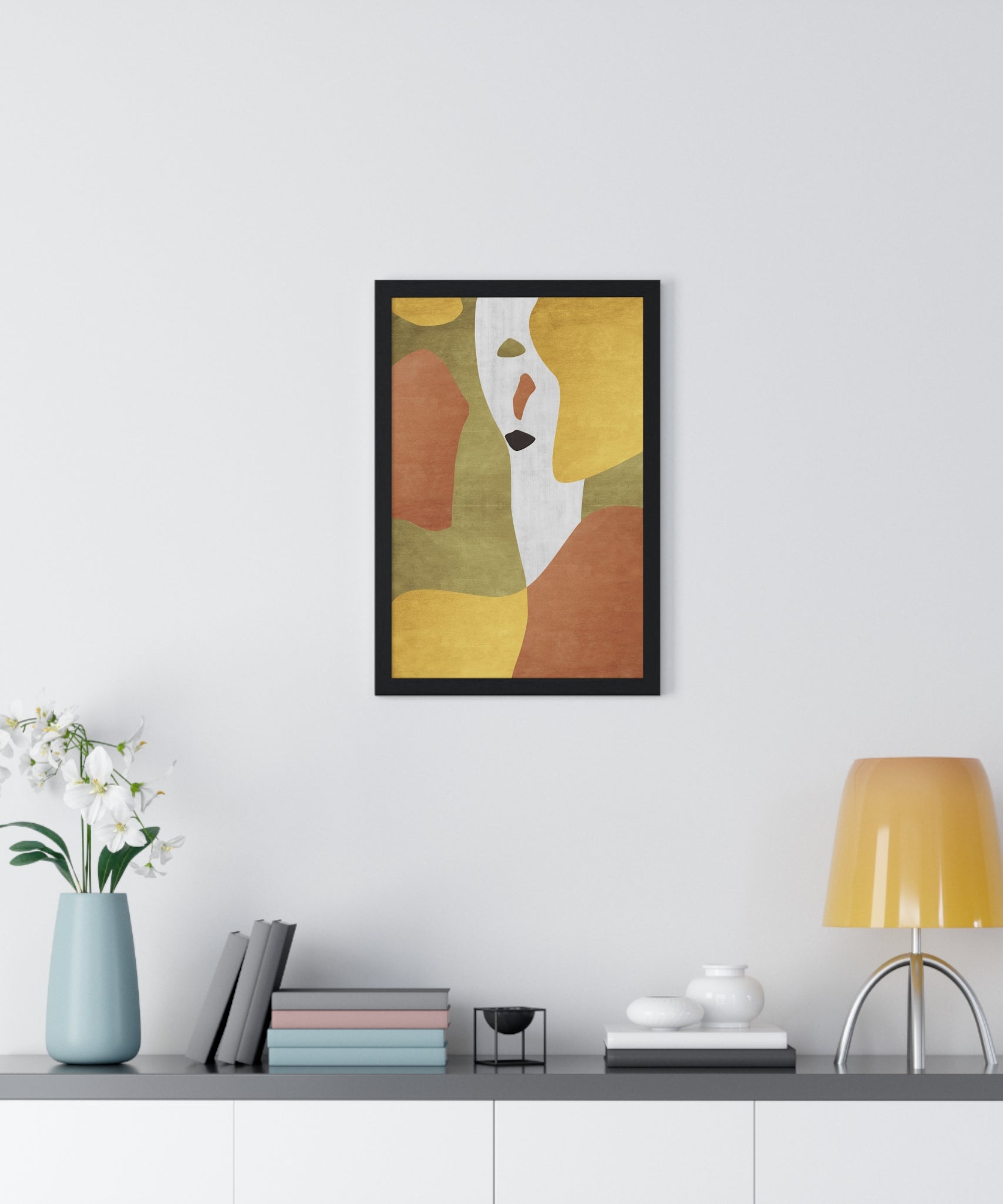 Abstract Carpet Texture Art – Wooden Framed Print