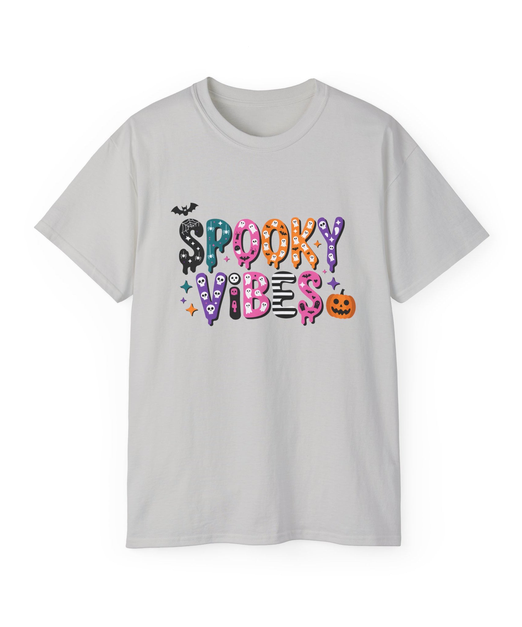 Halloween Spooky Vibes Graphic Tee | Gallory Hive