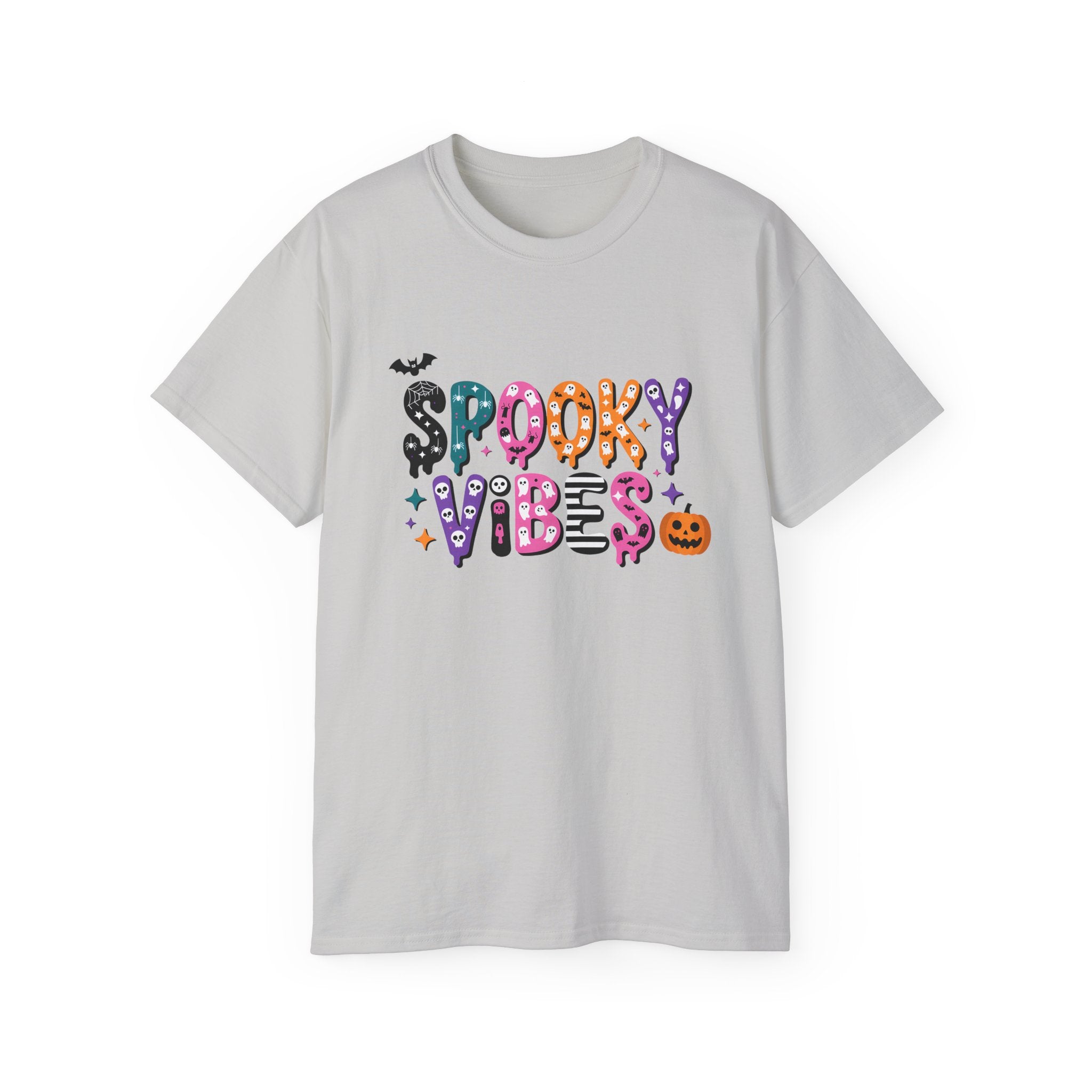 Halloween Spooky Vibes Graphic Tee | Gallory Hive