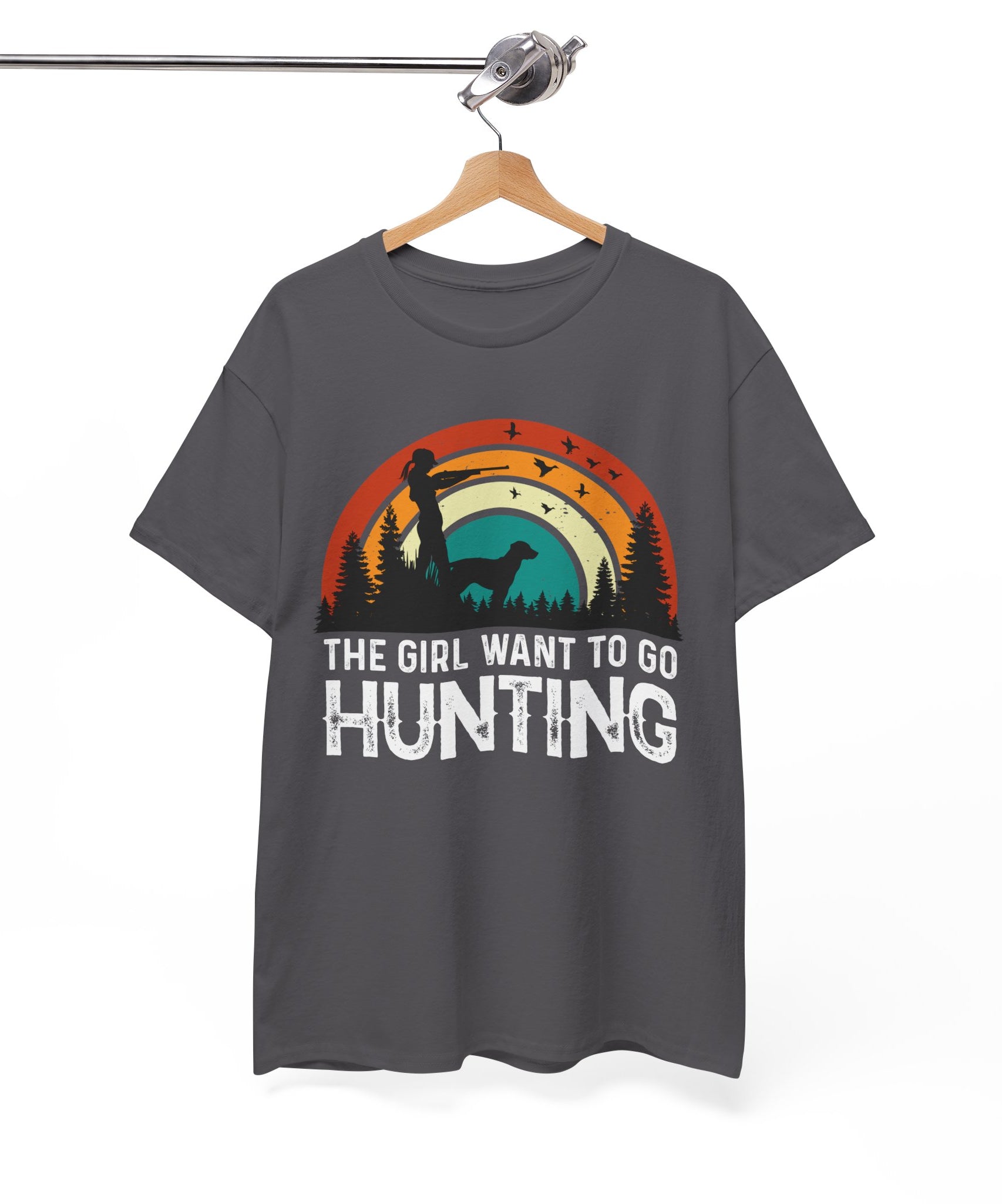 Retro Hunter Shirt – Birds & Pines | Gallory Hive