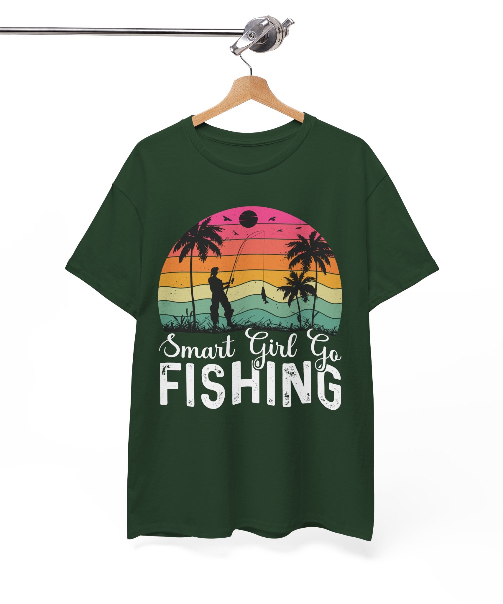 Retro Fisherwoman Graphic Shirt | Gallory Hive