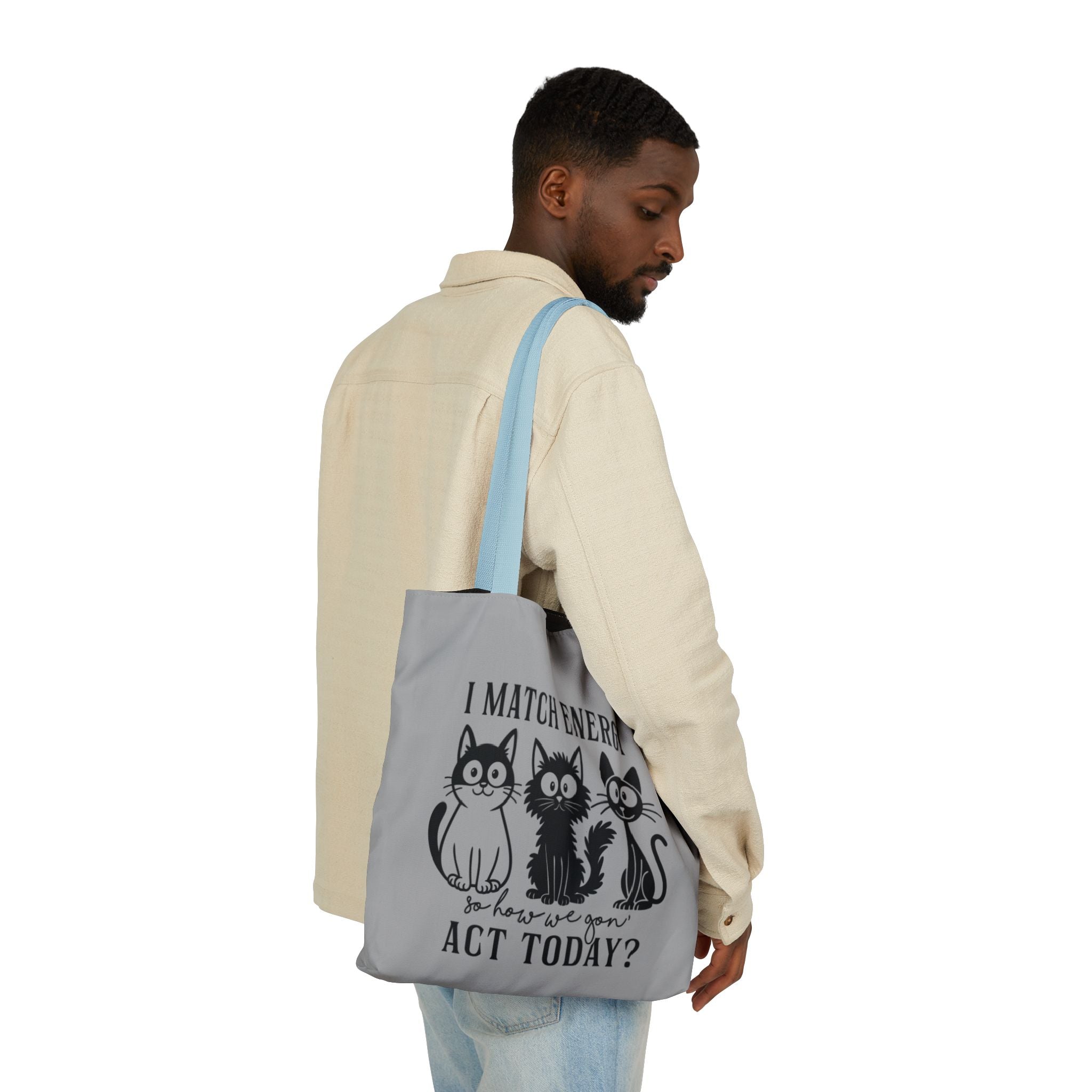 Gift for Cat Lovers – Light Grey Tote Bag