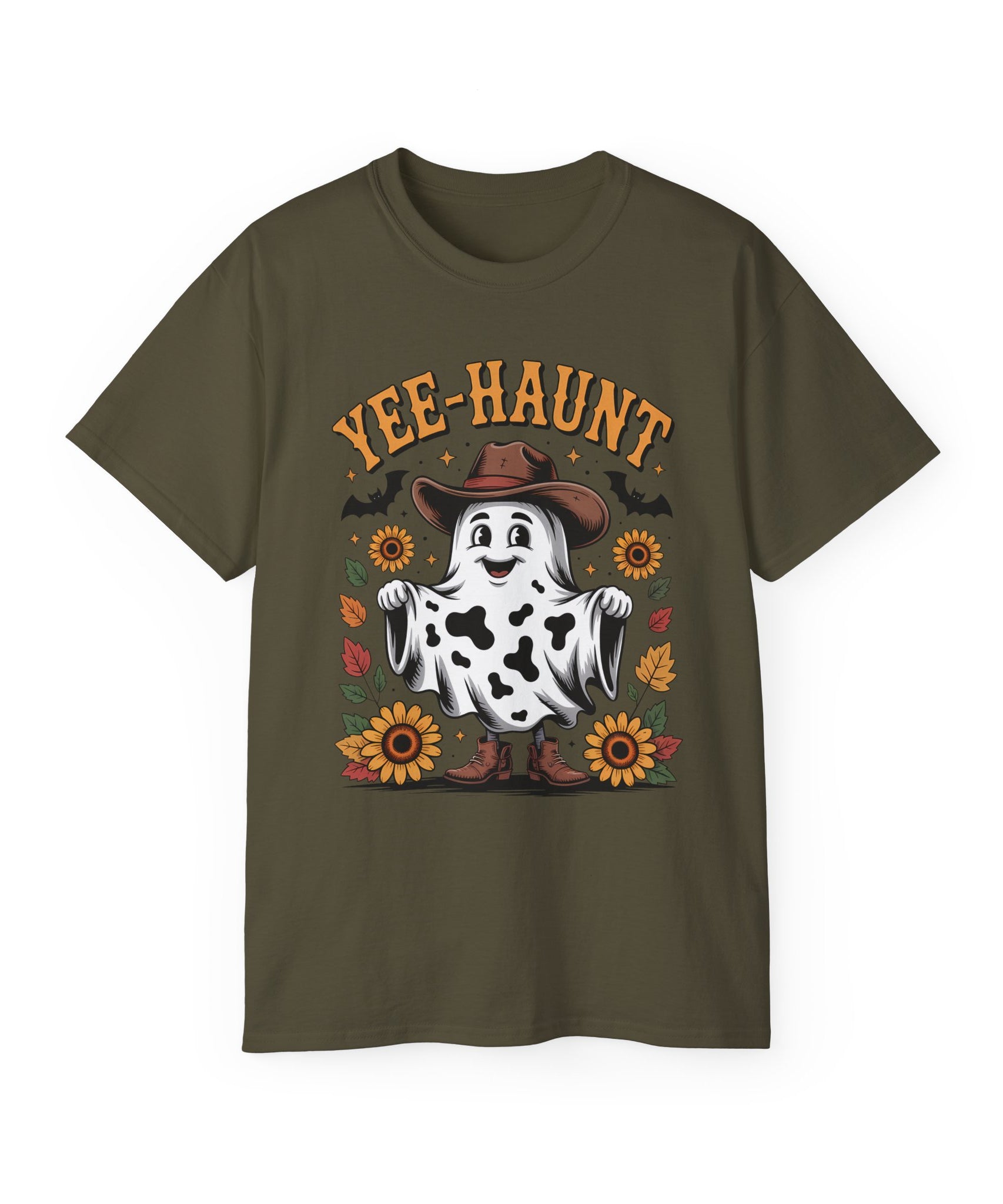 Spooky Style Cowboy Ghost T-Shirt | Gallory Hive