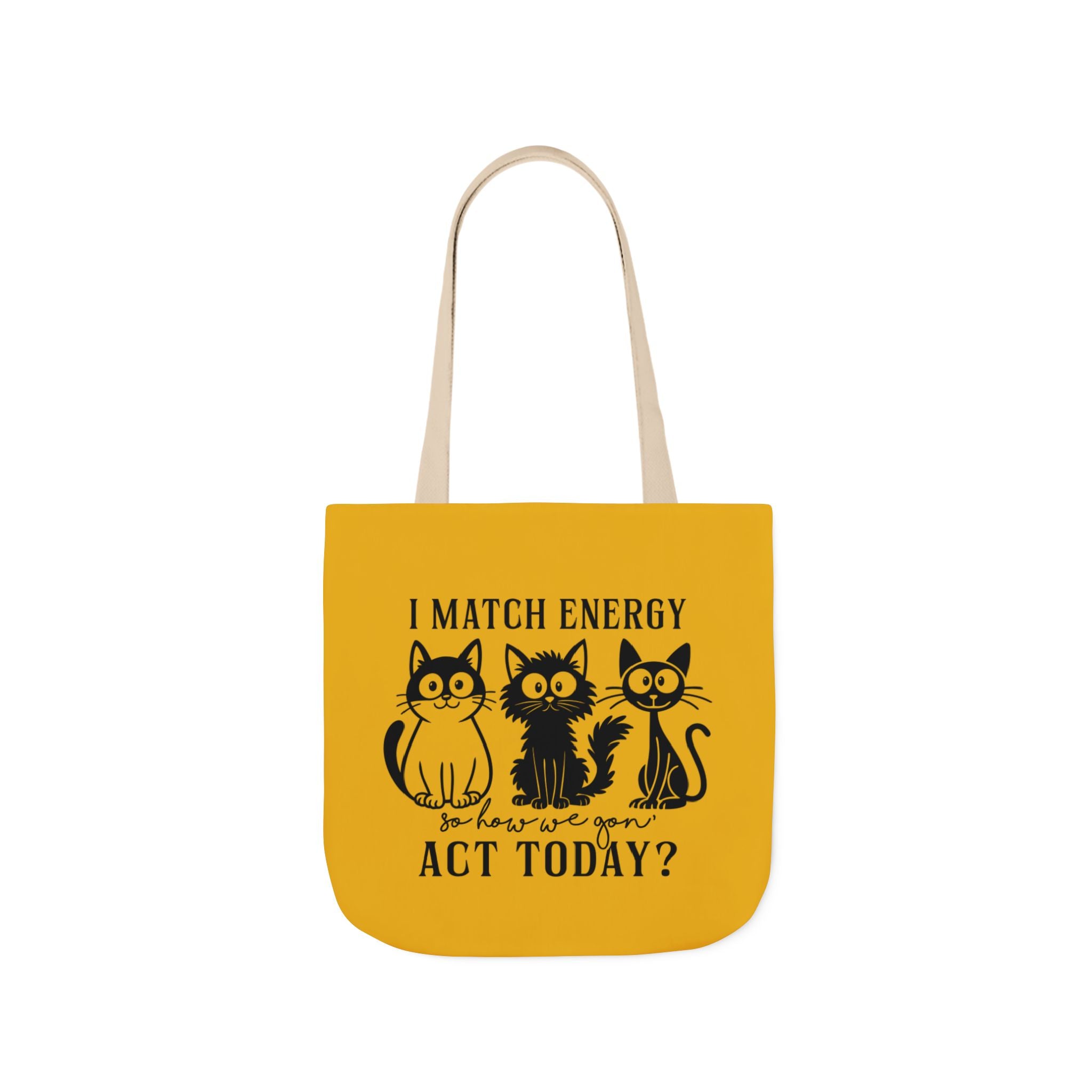 Cute Yellow Canvas Tote – Reusable Bag