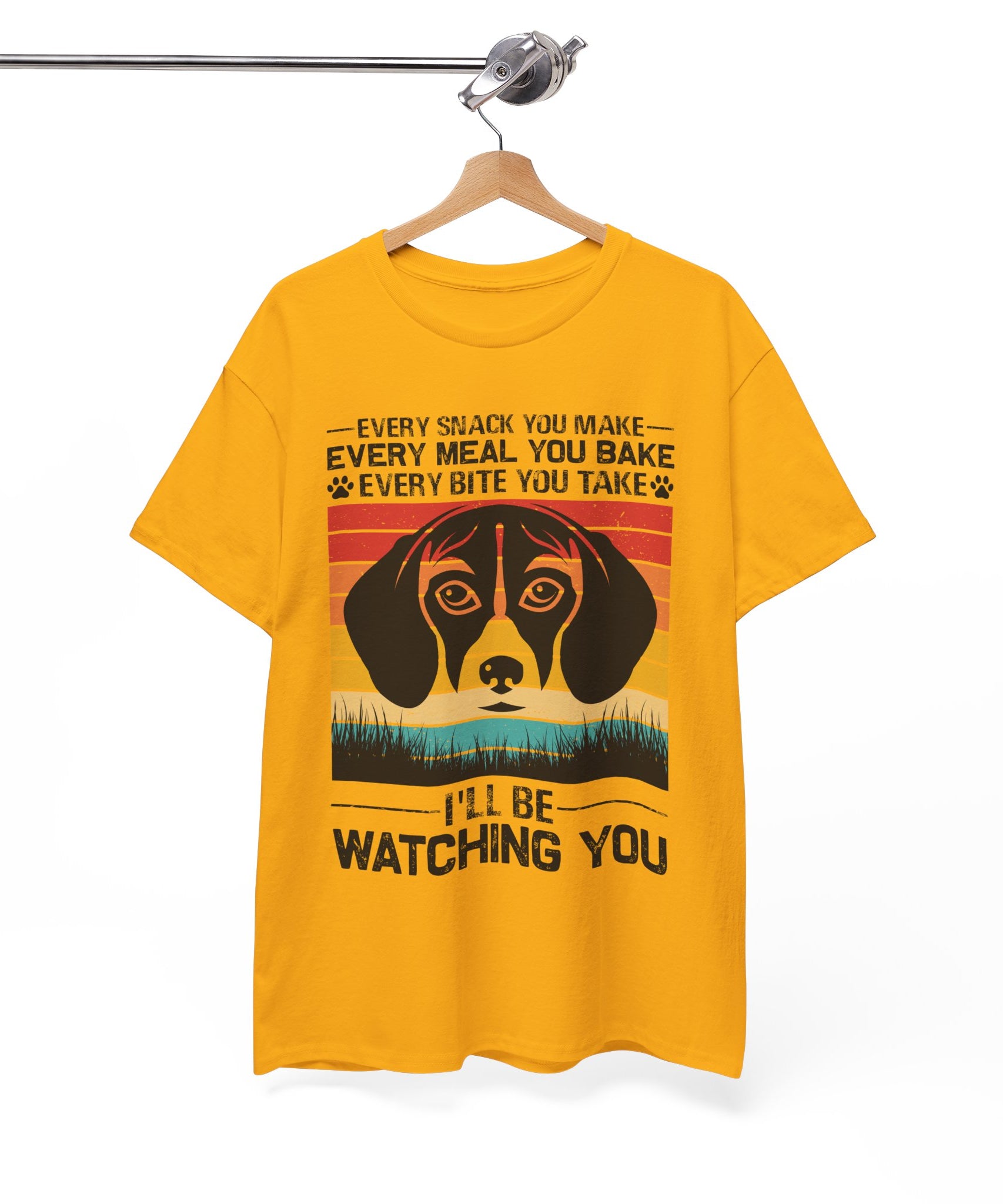 Vintage Dog Shirt – Bold Beagle Face