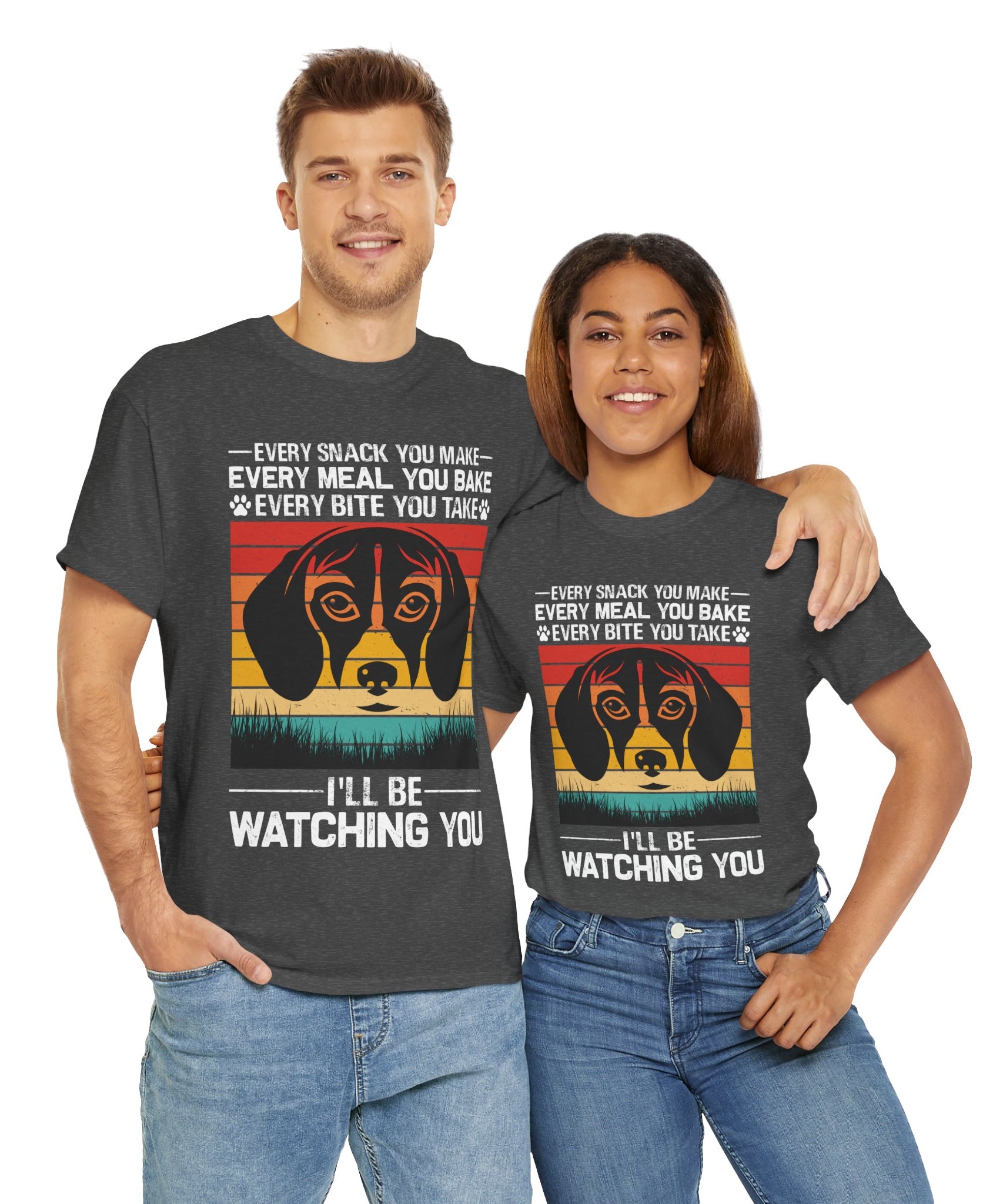 Vintage Dog Shirt – Bold Beagle Face