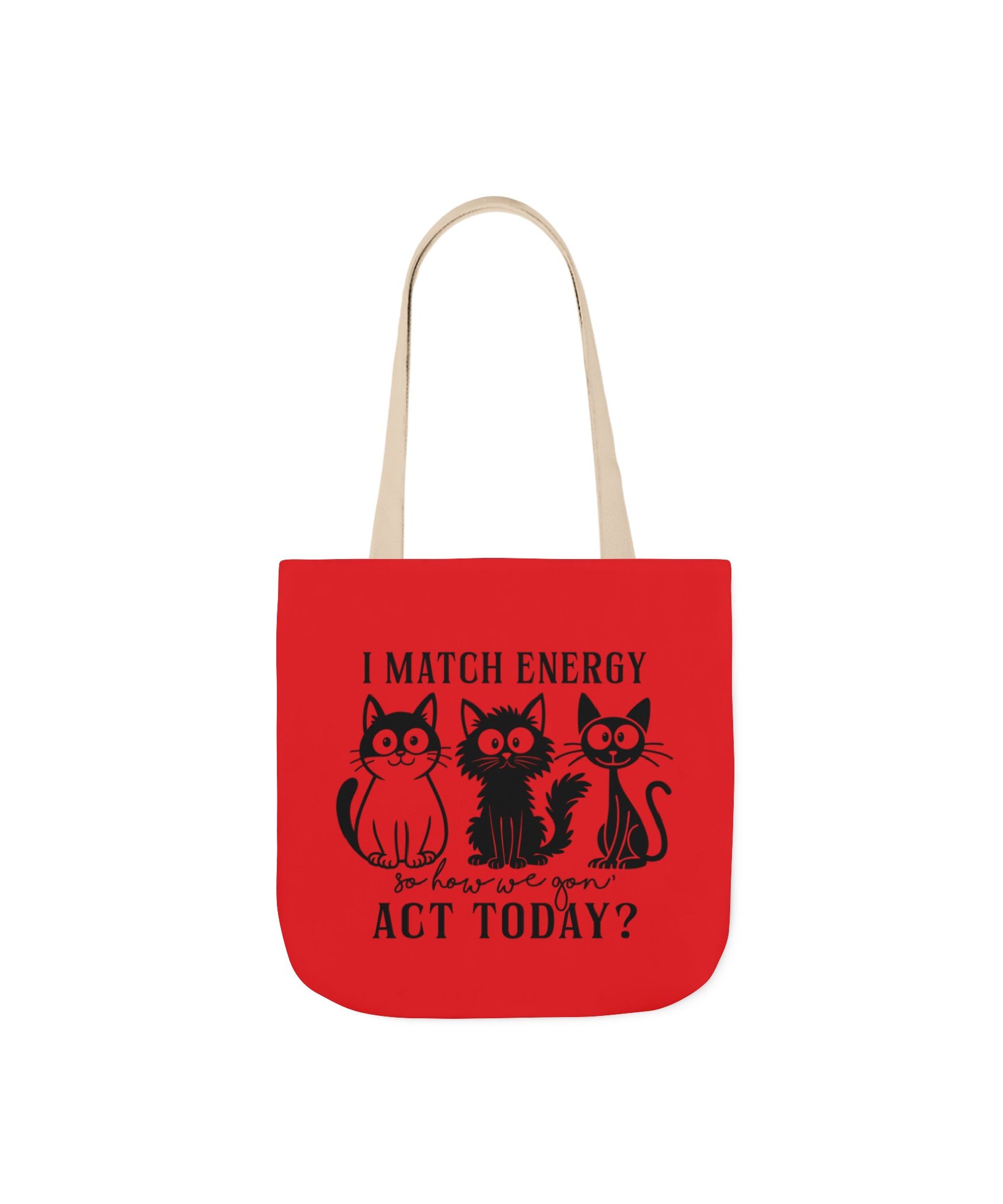 Cute Red Canvas Tote – Reusable Bag