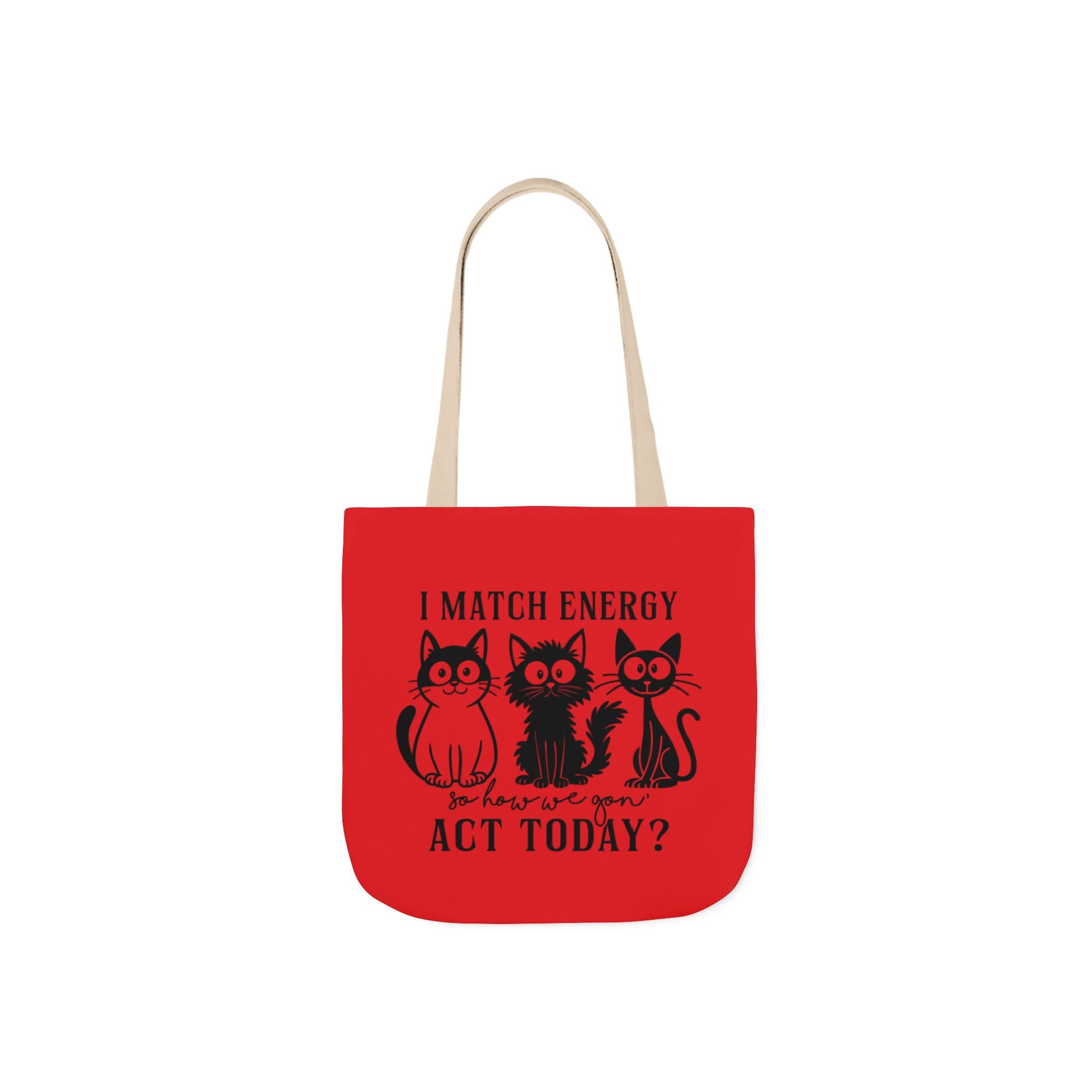 Cute Red Canvas Tote – Reusable Bag