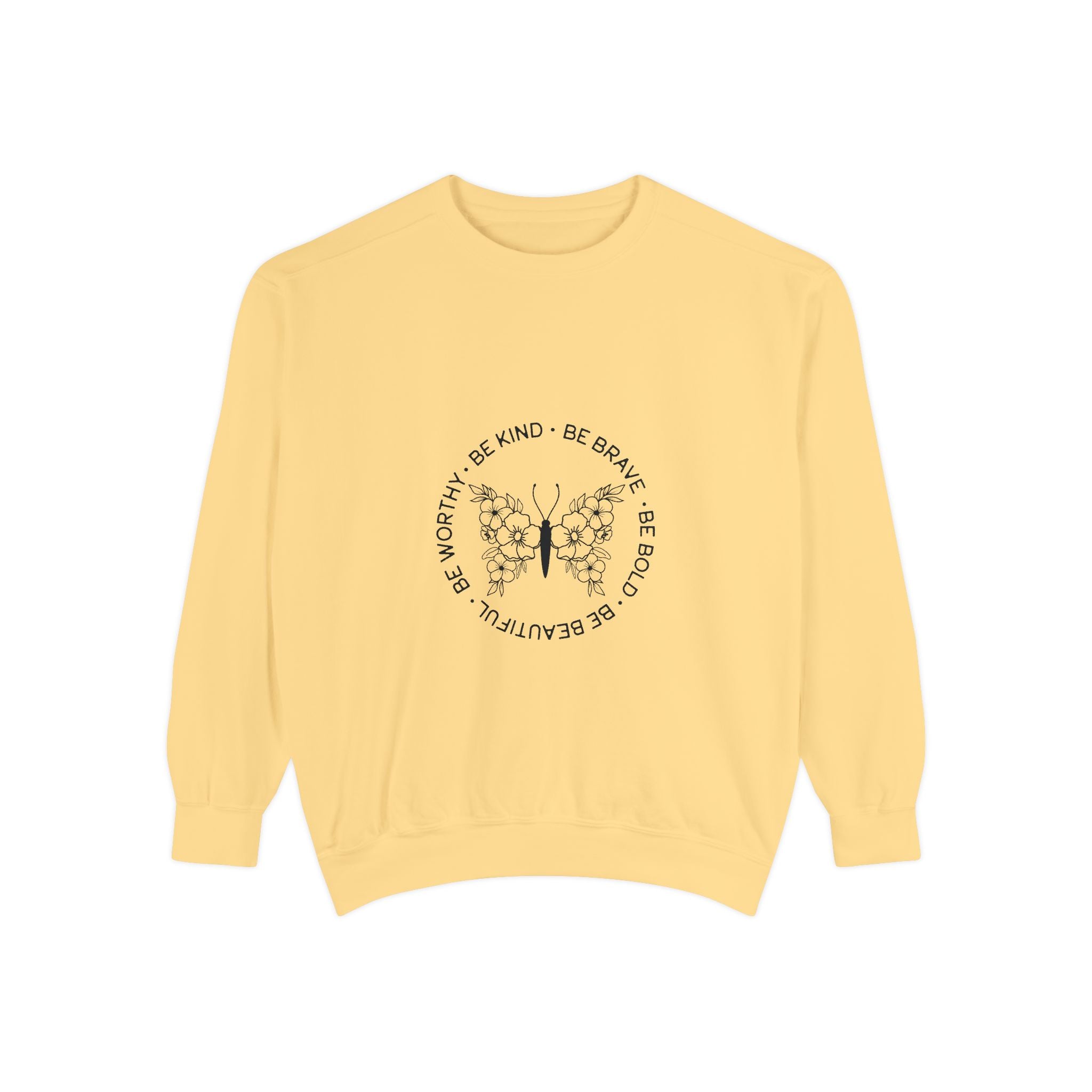 Inspirational Unisex Sweatshirt - Be Kind & Brave | Gallory Hive