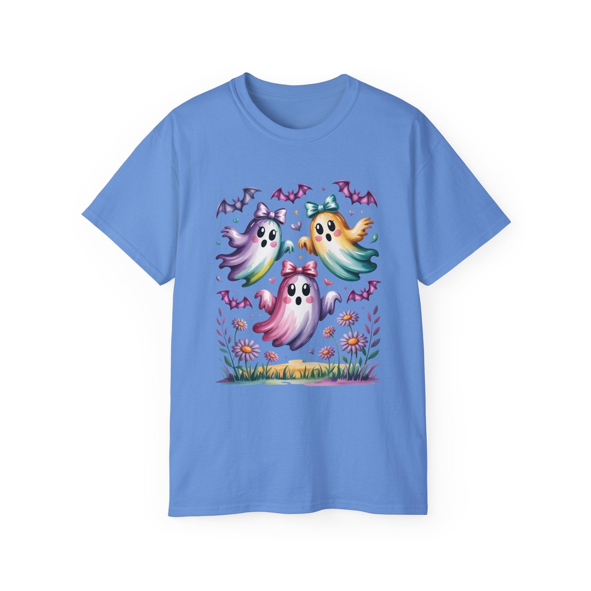 Floral Halloween Ghost Shirt – Kawaii Style