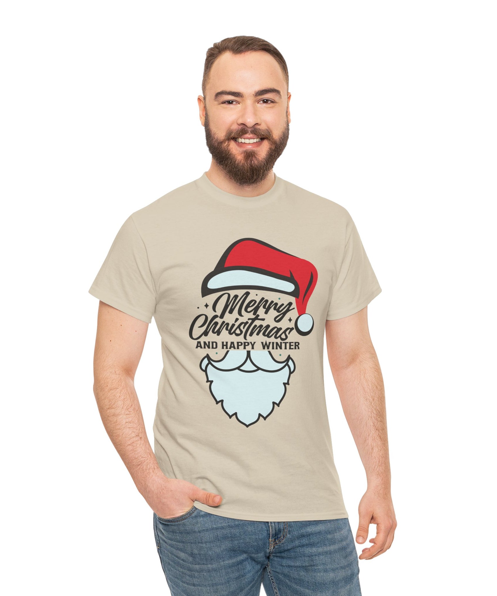Festive Santa Beard Christmas Shirt | Gallory Hive