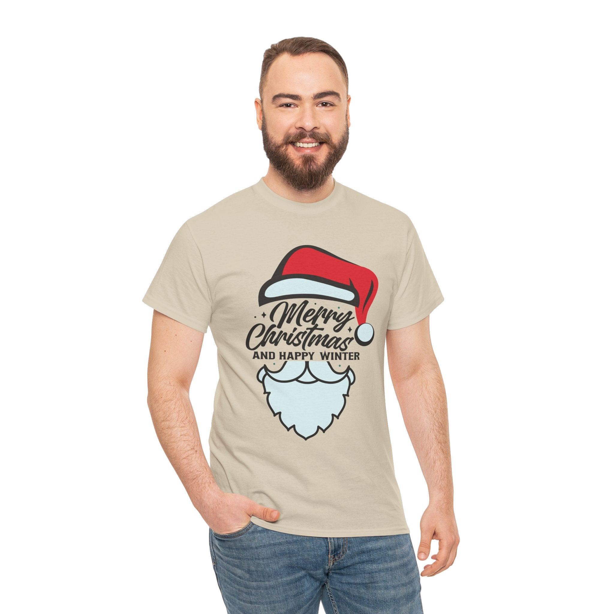 Festive Santa Beard Christmas Shirt | Gallory Hive