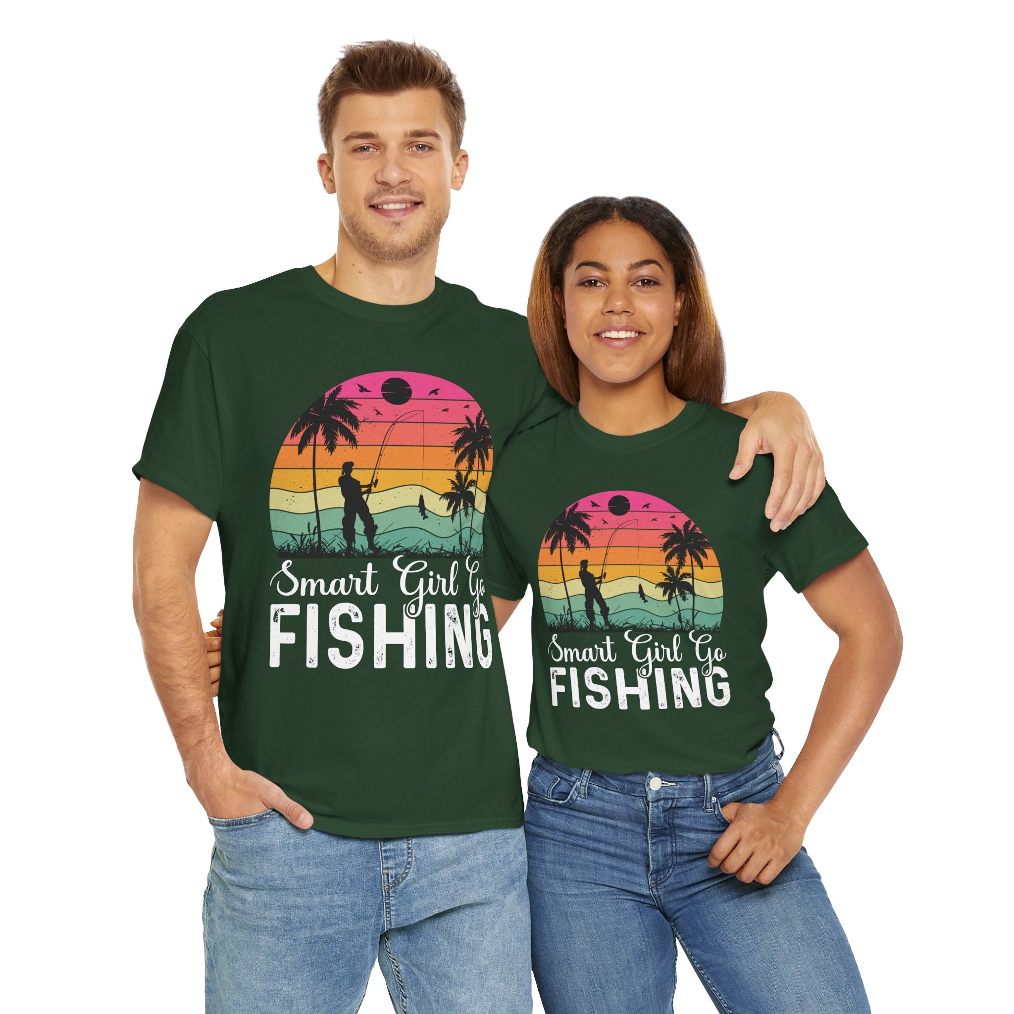 Retro Fisherwoman Graphic Shirt