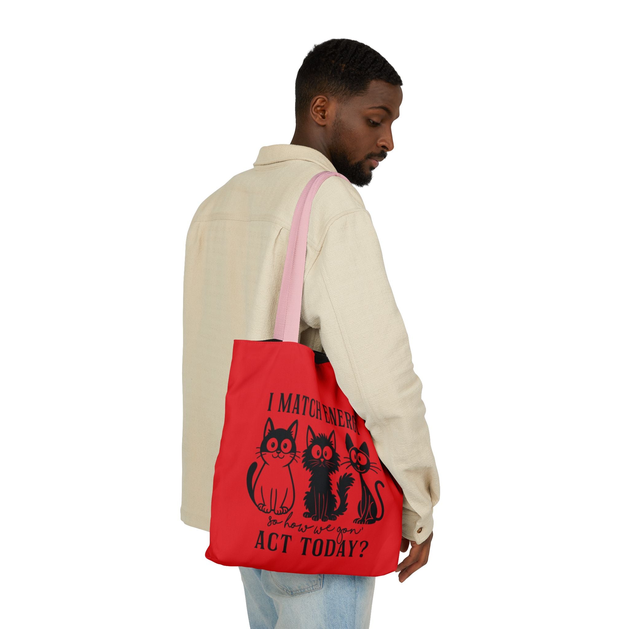 Cute Red Canvas Tote – Reusable Bag