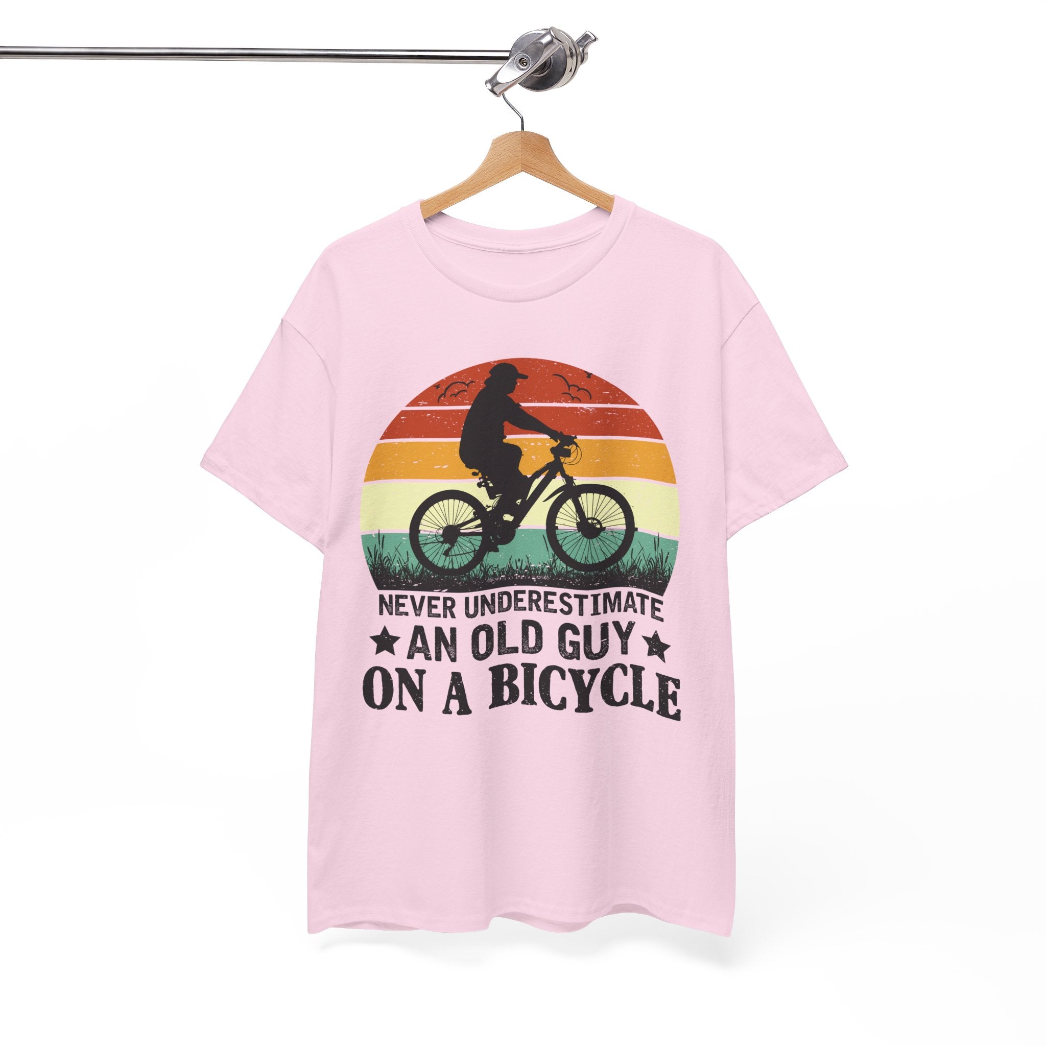 Retro Old Guy On Bicycle Shirt