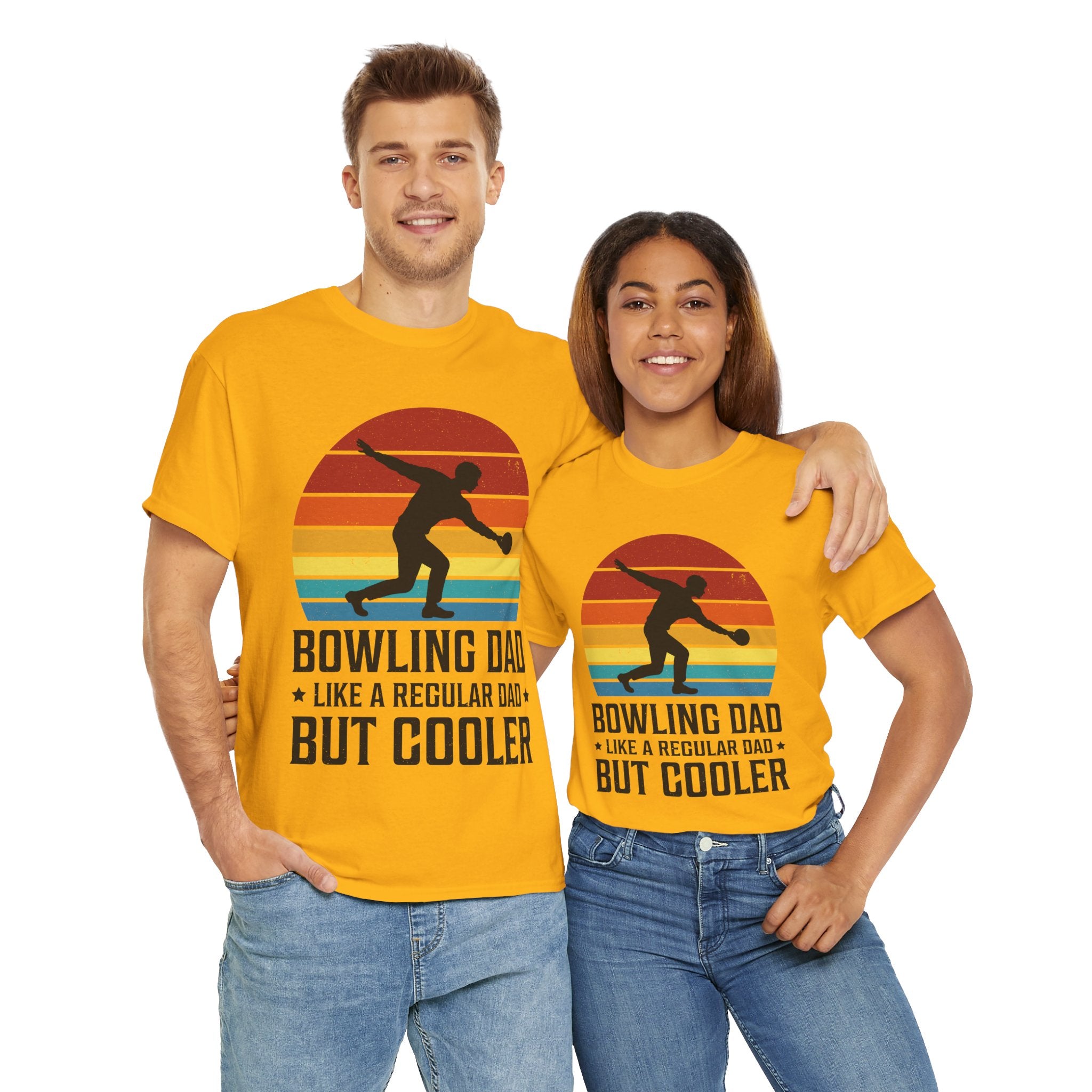 Retro Bowling Dad Tee - Unique Father's Day Gift