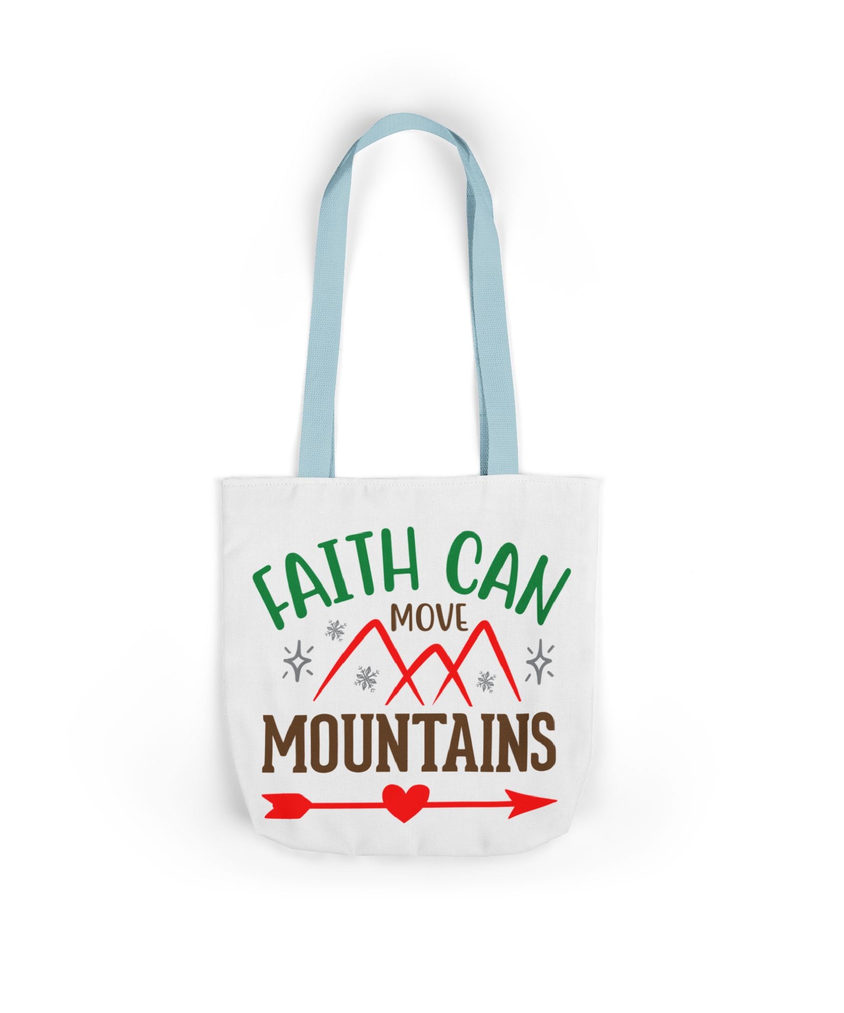 Inspirational Quote Canvas Polyester Tote