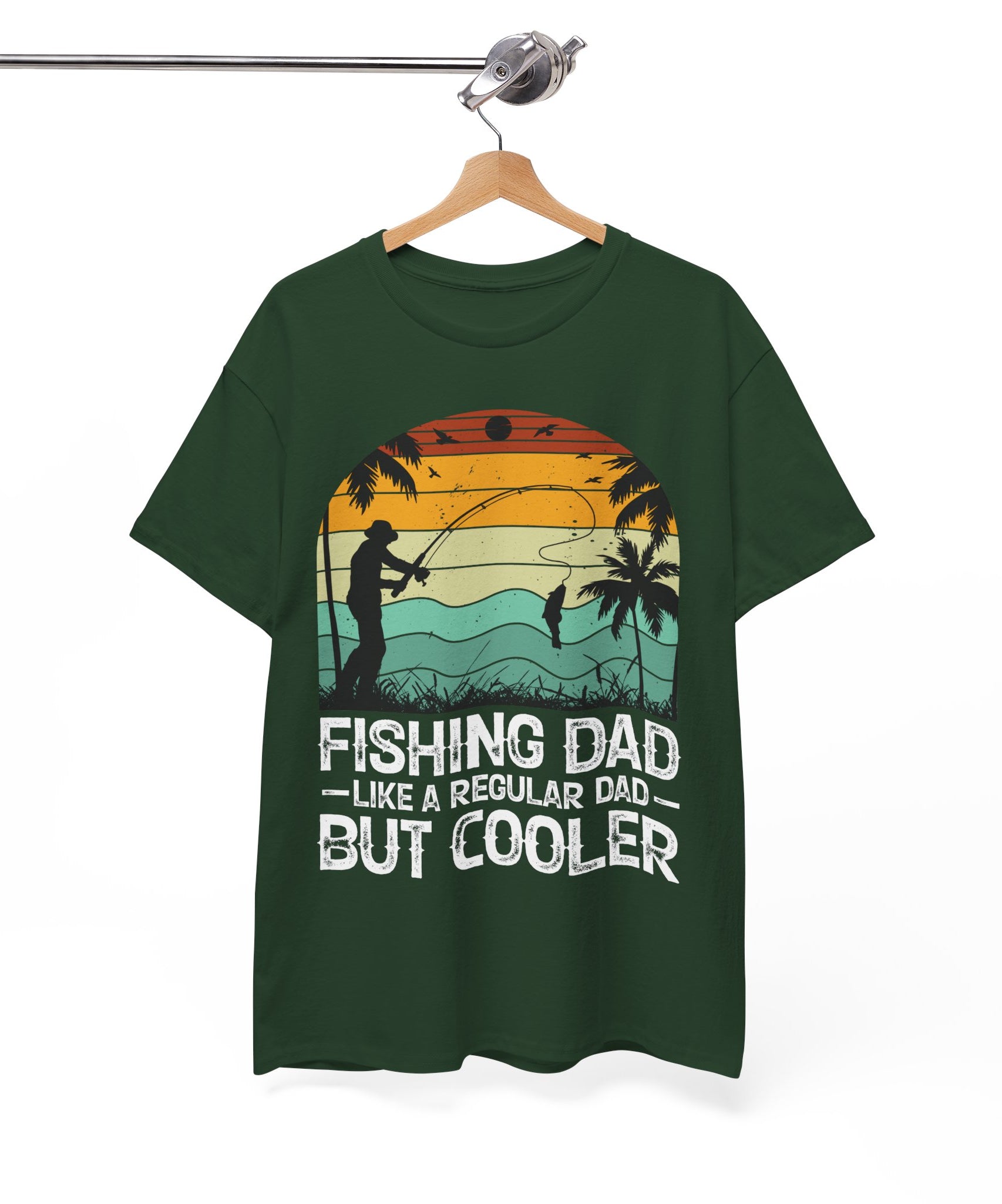 Minimalist Tropical Fishing Tee | Gallory Hive