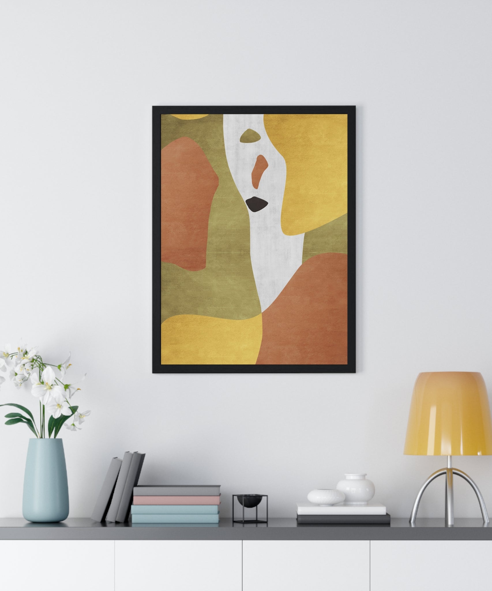 Abstract Carpet Texture Art – Wooden Framed Print