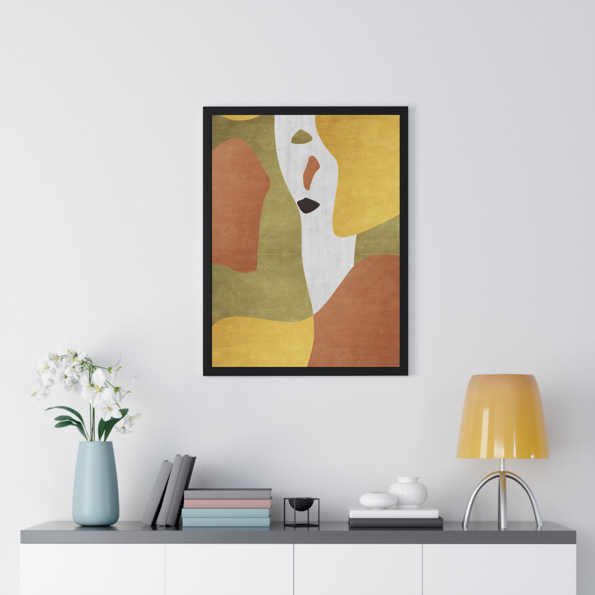 Abstract Carpet Texture Art – Wooden Framed Print