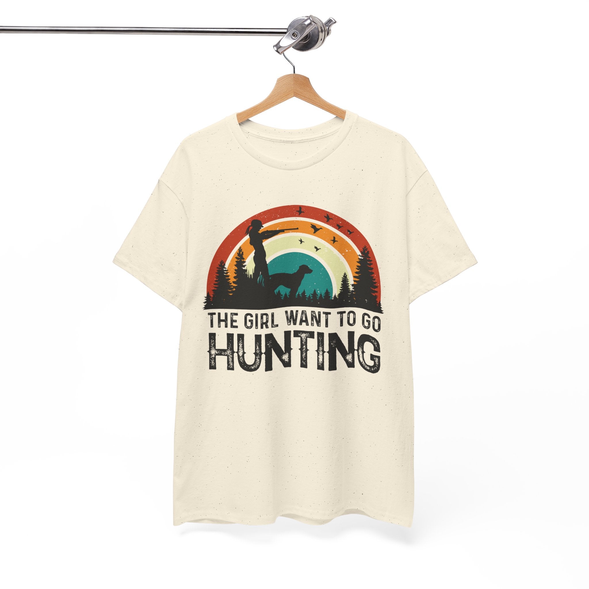 Retro Hunter Shirt – Birds & Pines