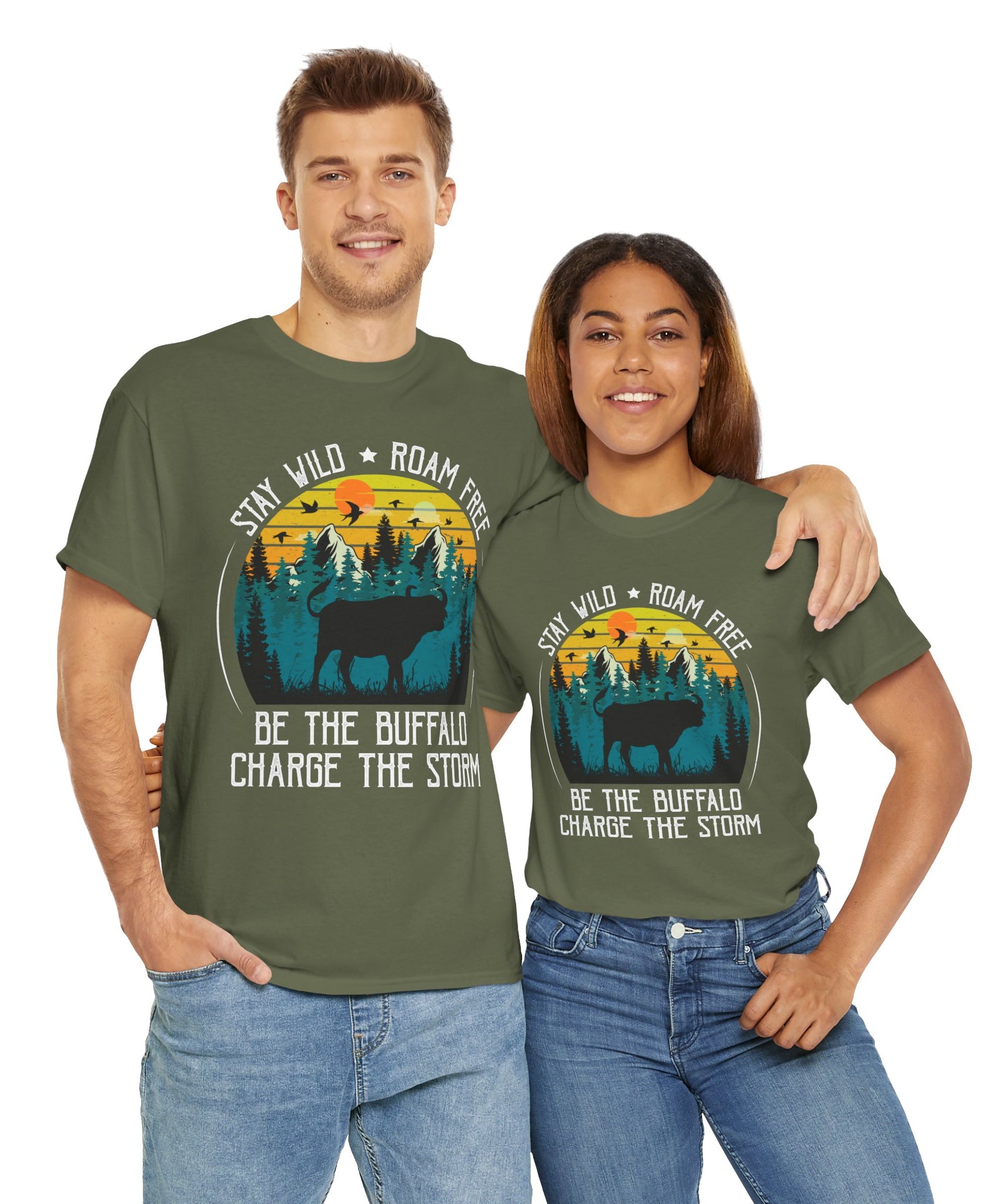 Wild Buffalo Mountain Graphic Tee