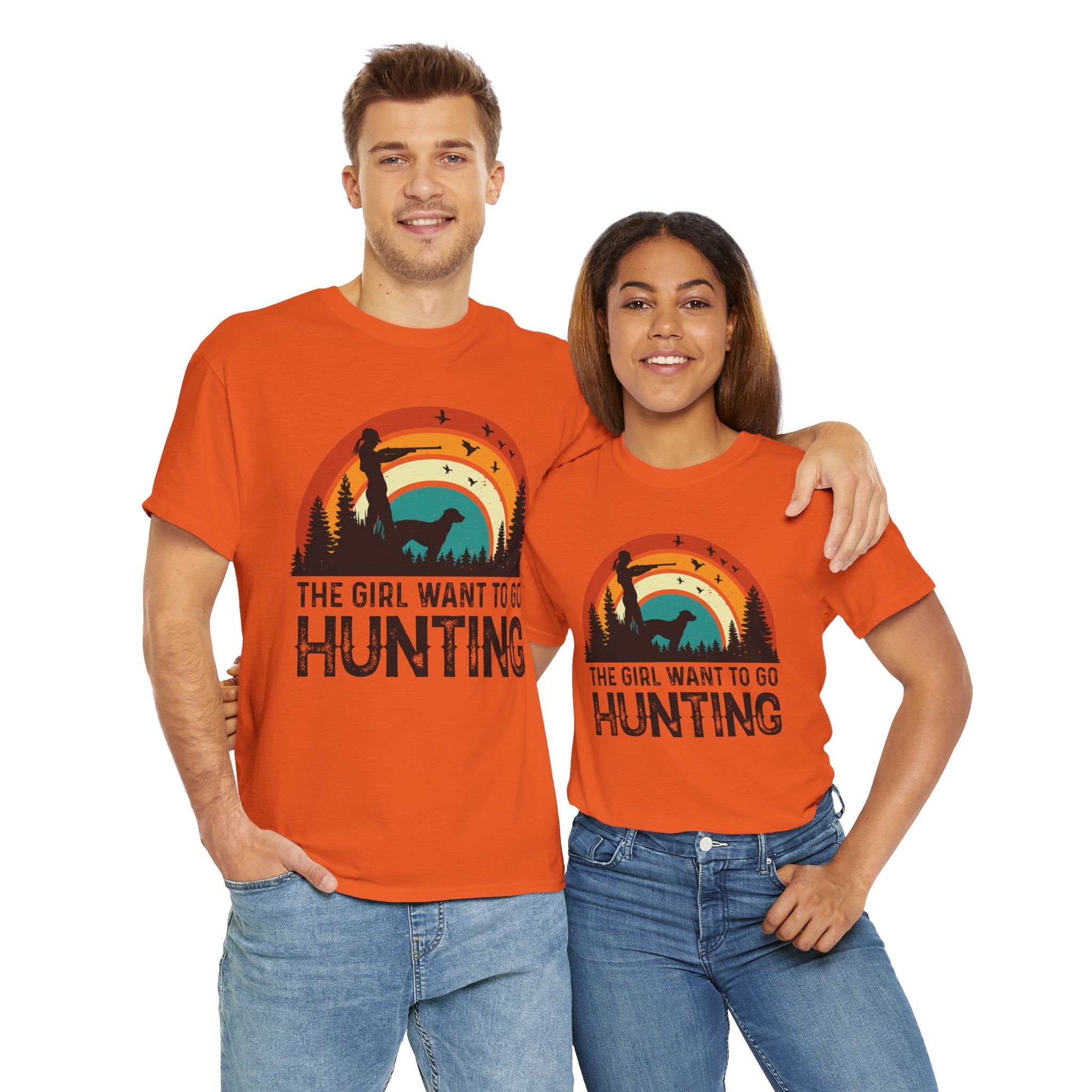 Retro Hunter Shirt – Birds & Pines