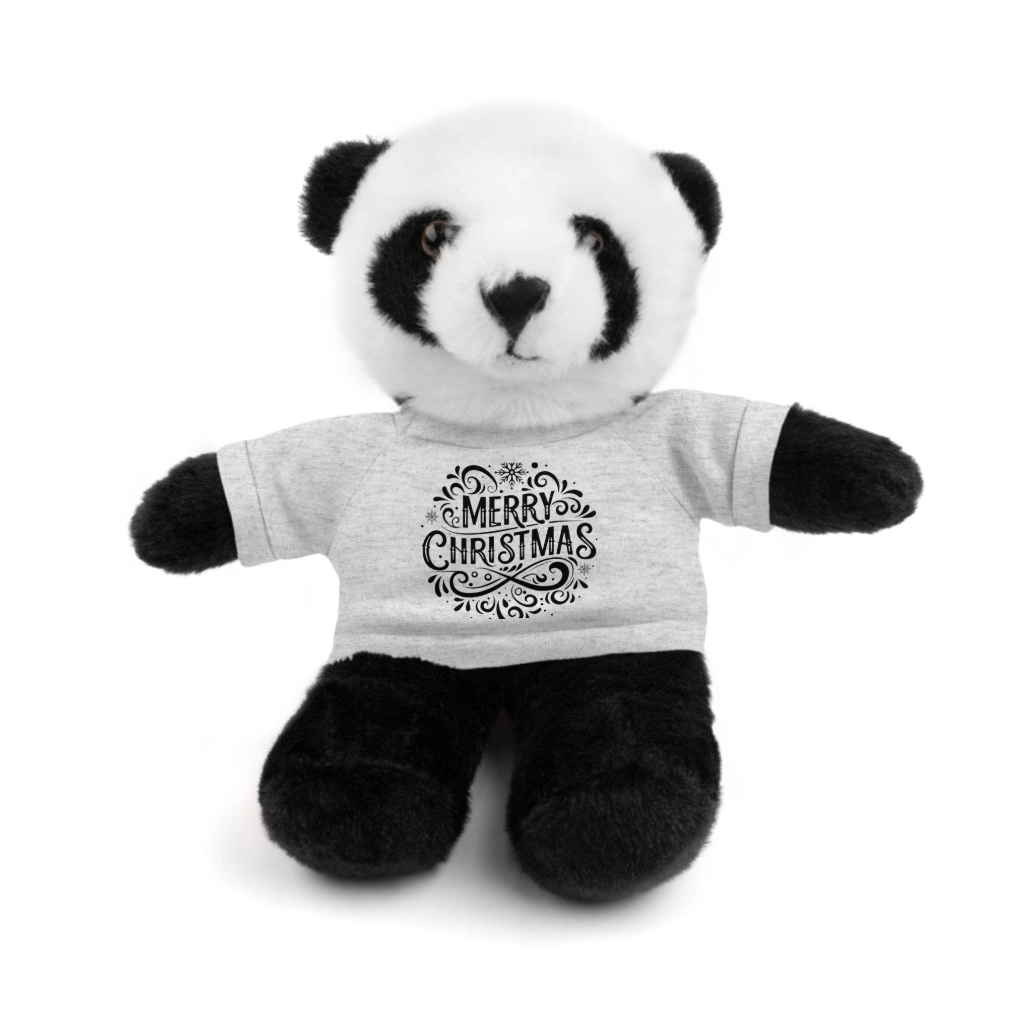 Festive Merry Christmas Stuffed Panda | Gallory Hive