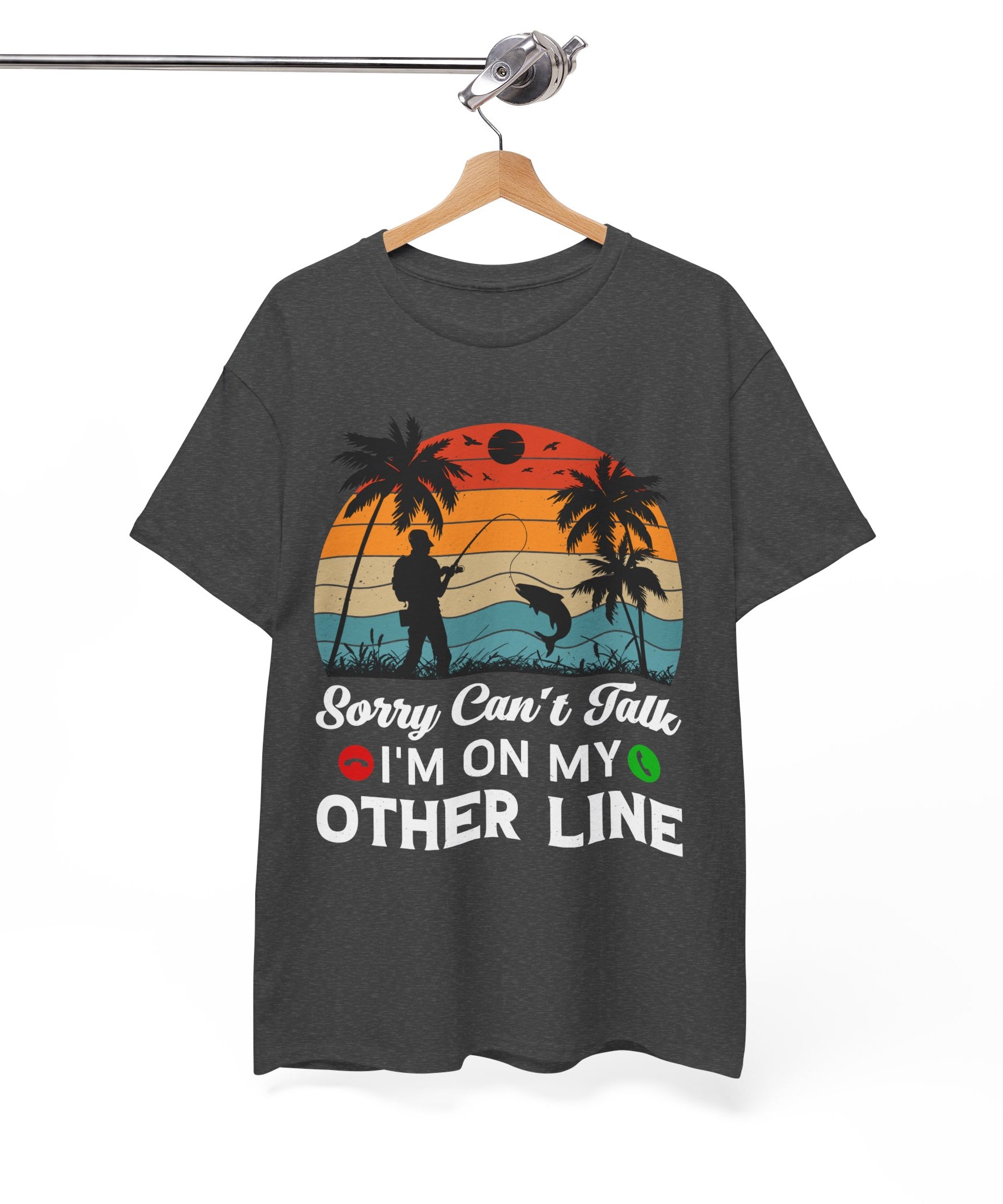 Funny Fishing T-Shirt – On My Other Line