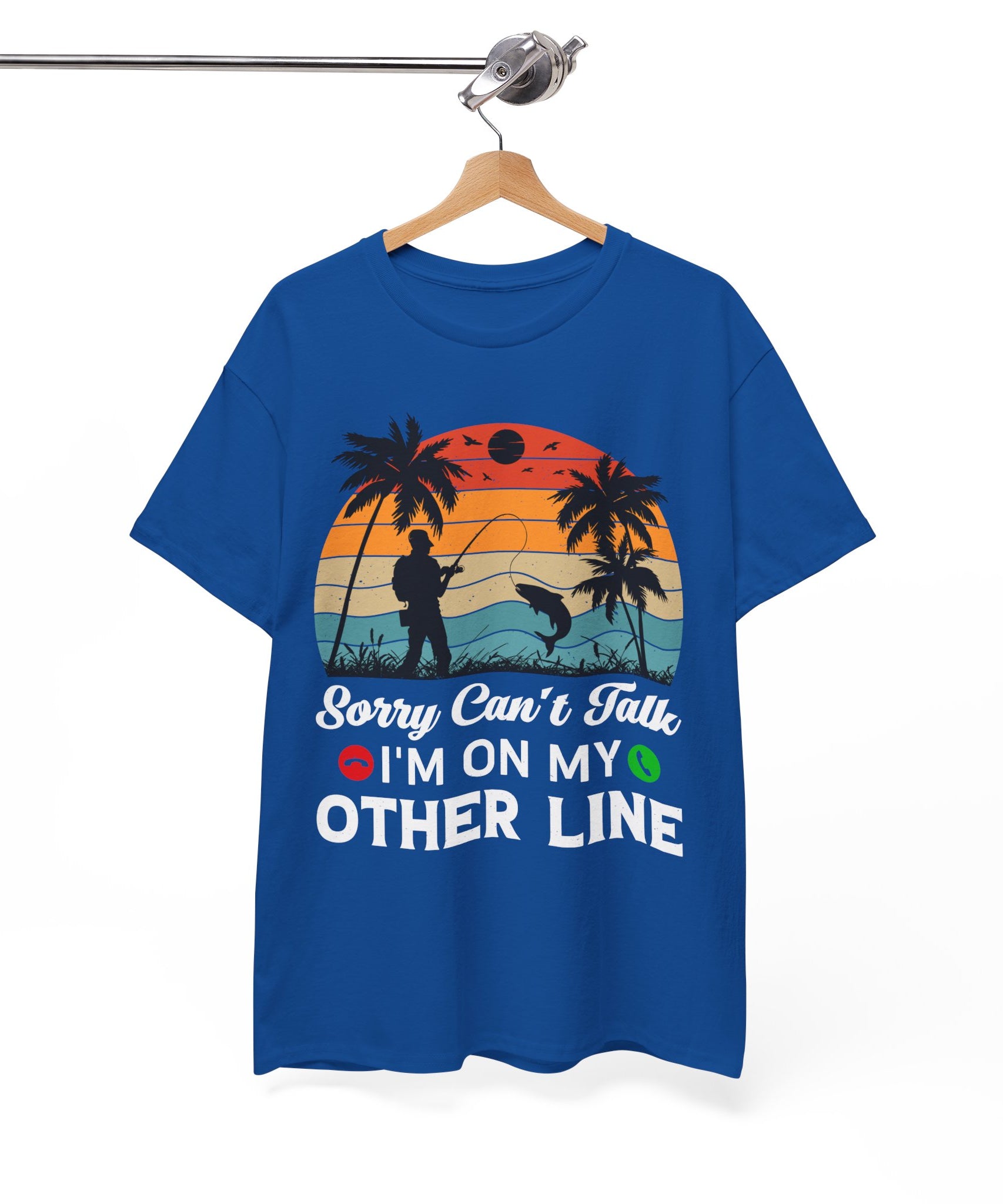 Funny Fishing T-Shirt – On My Other Line