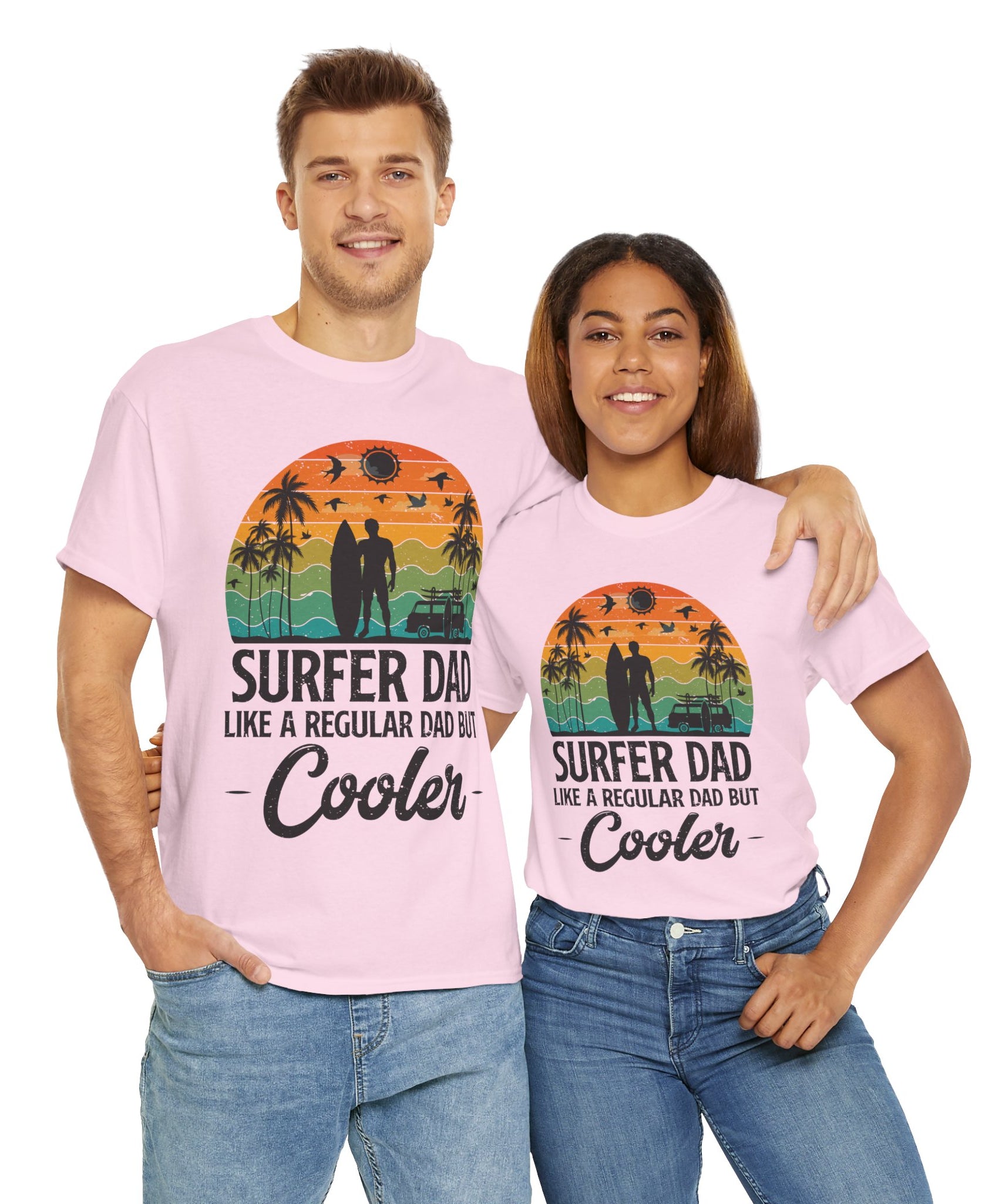 Vintage Surf Van & Palm Tree T-Shirt