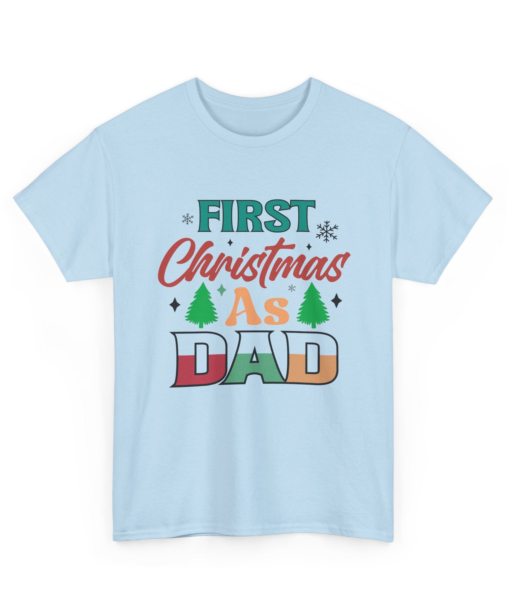 First Christmas as Dad T-Shirt | Gallory Hive