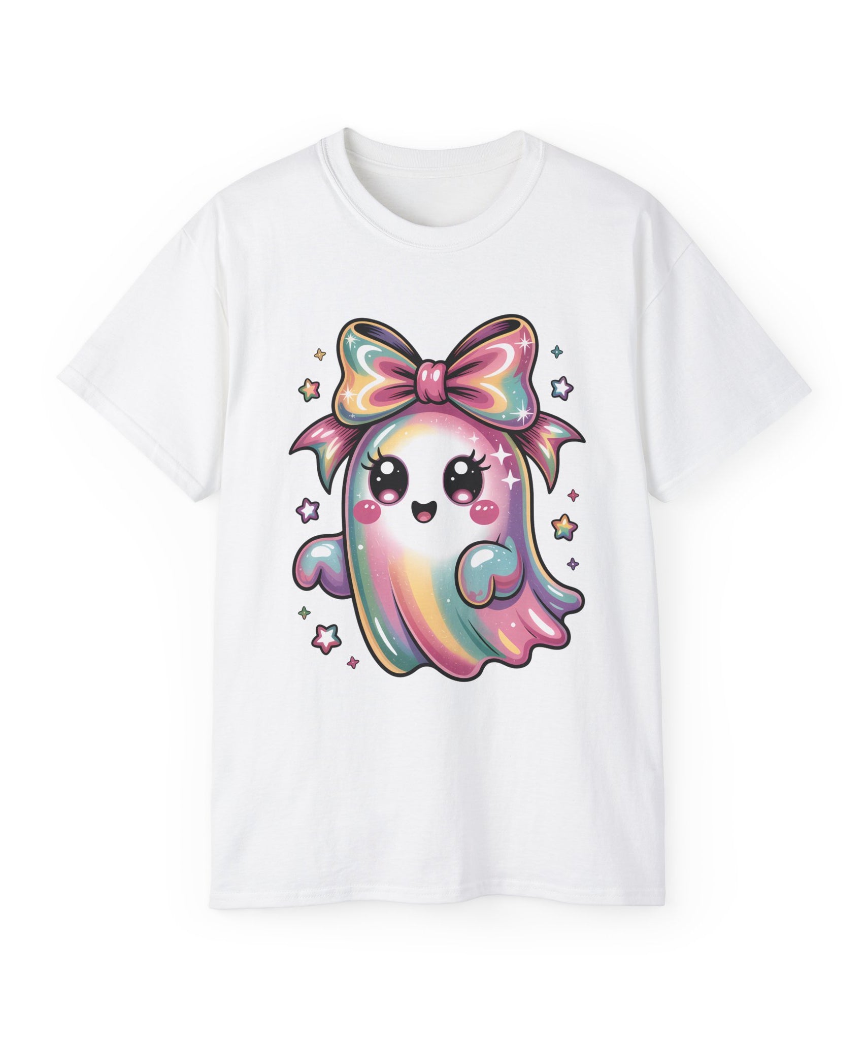 Happy Ghost T-Shirt - Adorable Pastel Tee | Gallory Hive