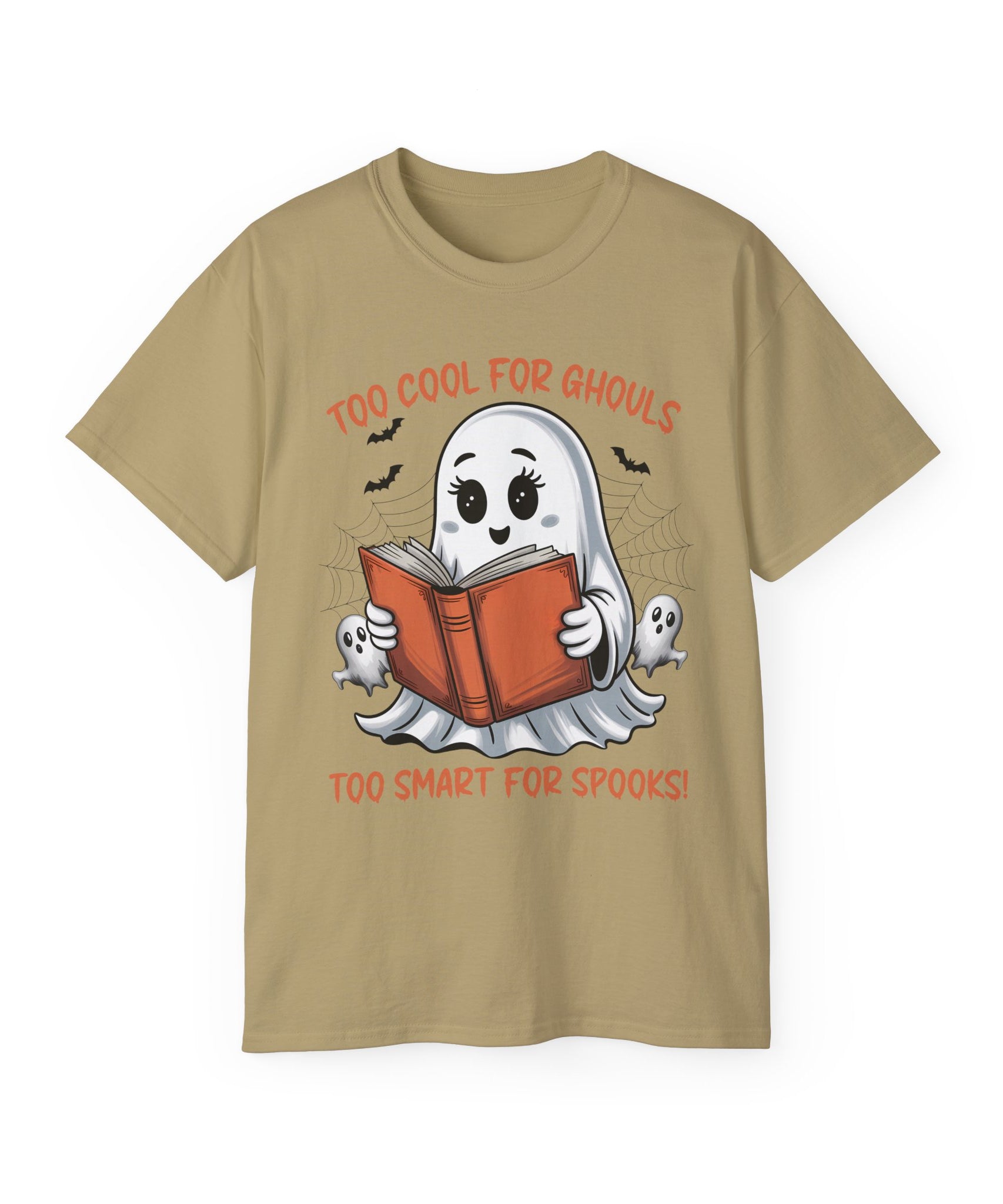 Cute Ghost Book T-Shirt Halloween | Gallory Hive