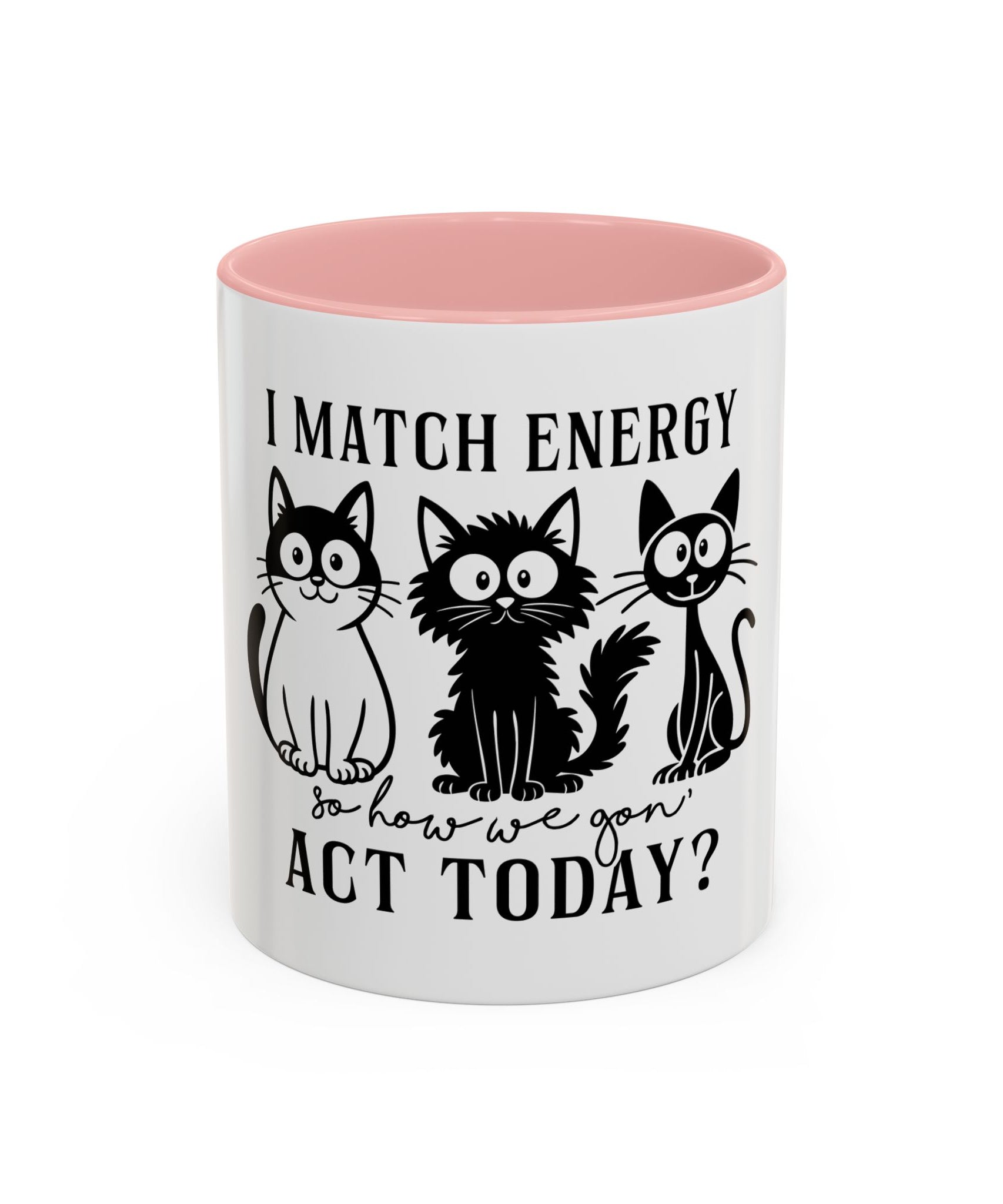 Quirky Cat Coffee Mug, Fun Kitty Mug for Cat Lovers, Gift for Pet Owners, Unique Cat-Themed Drinkware, Cute Cat Lover Present