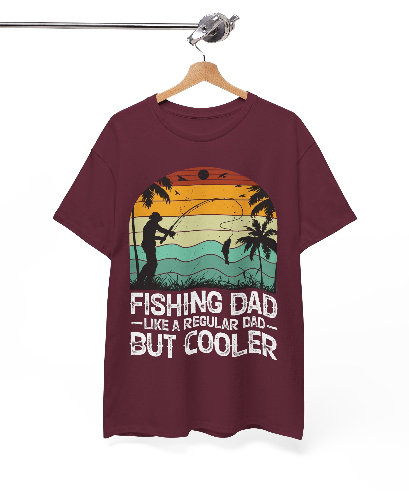 Minimalist Tropical Fishing Tee | Gallory Hive