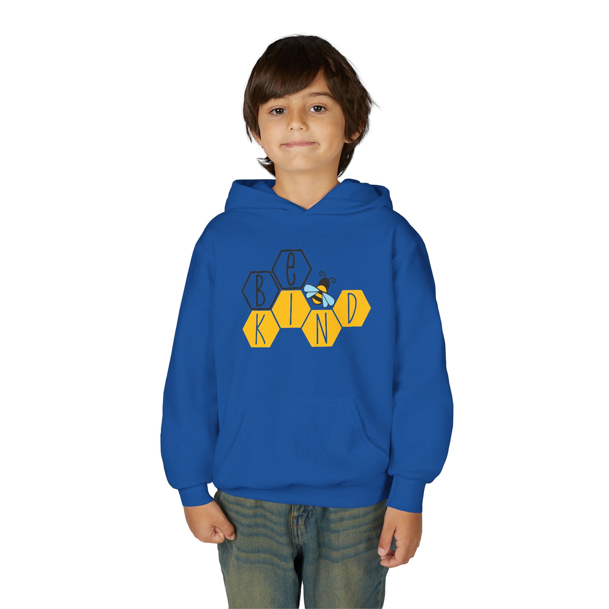 Unisex Kids Hoodie – Bee Kind & Cozy