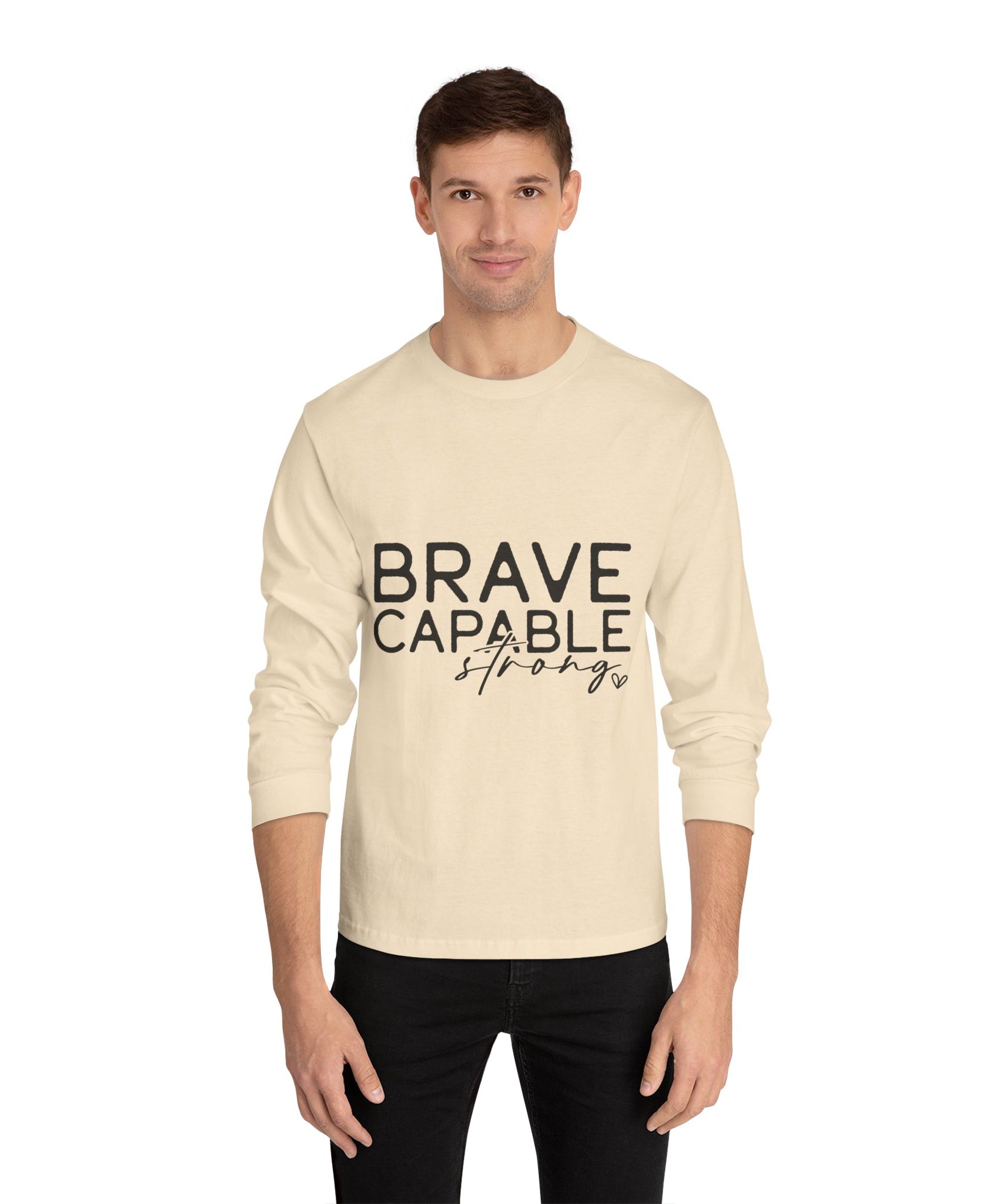 Unisex Motivational Shirt – Brave & Capable Tee