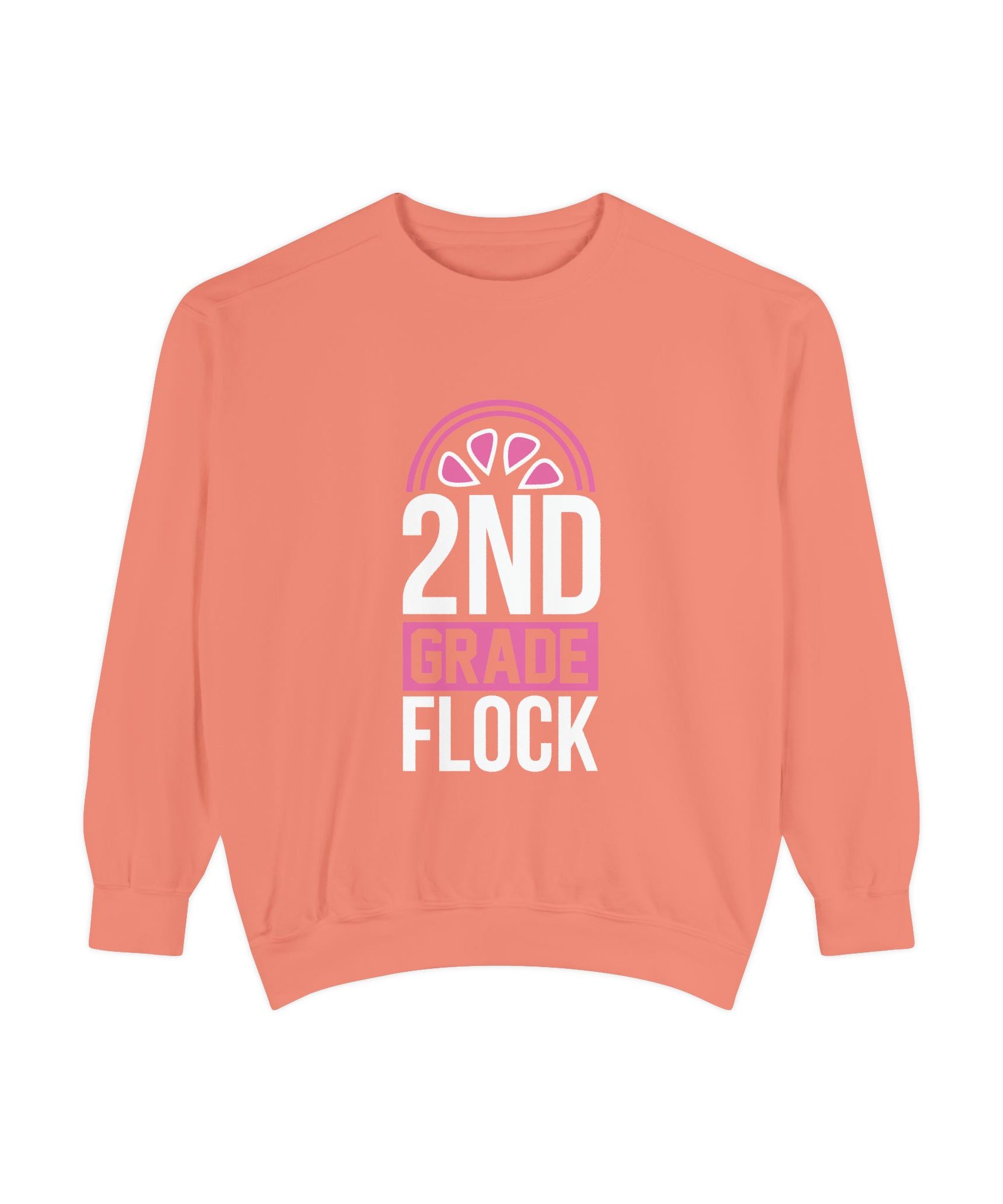 Unisex 2nd Grade Flock Sweatshirt | Perfect for Teachers, Back to School, Classroom, Gift for Kids, Cozy Style